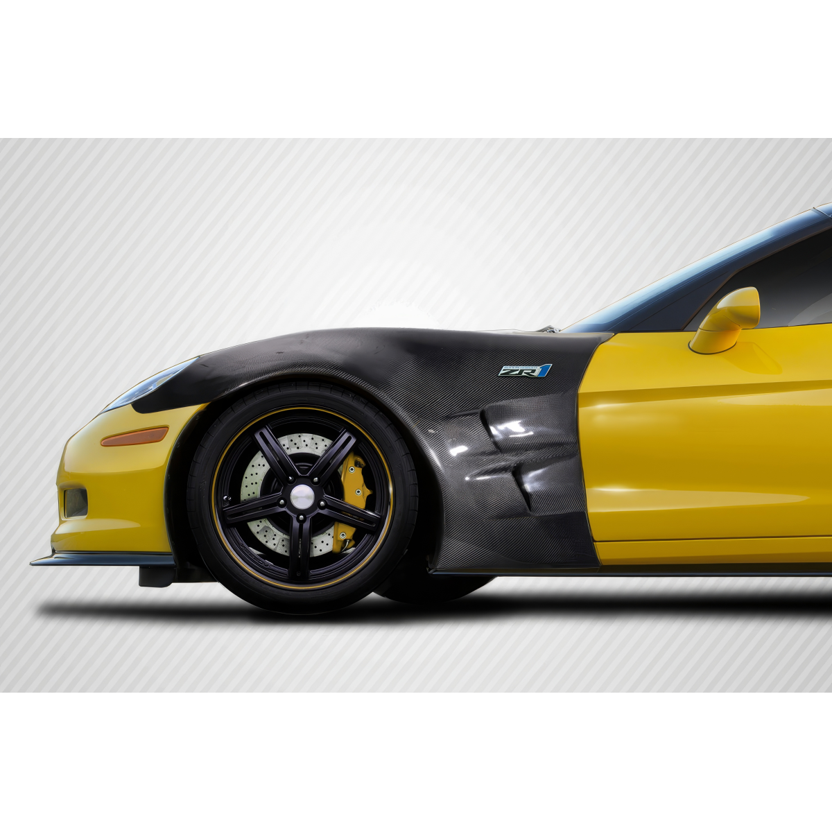 Modify your Chevrolet Corvette 2005 with our Exterior/Fenders - Side angle showing fender and wheel detail