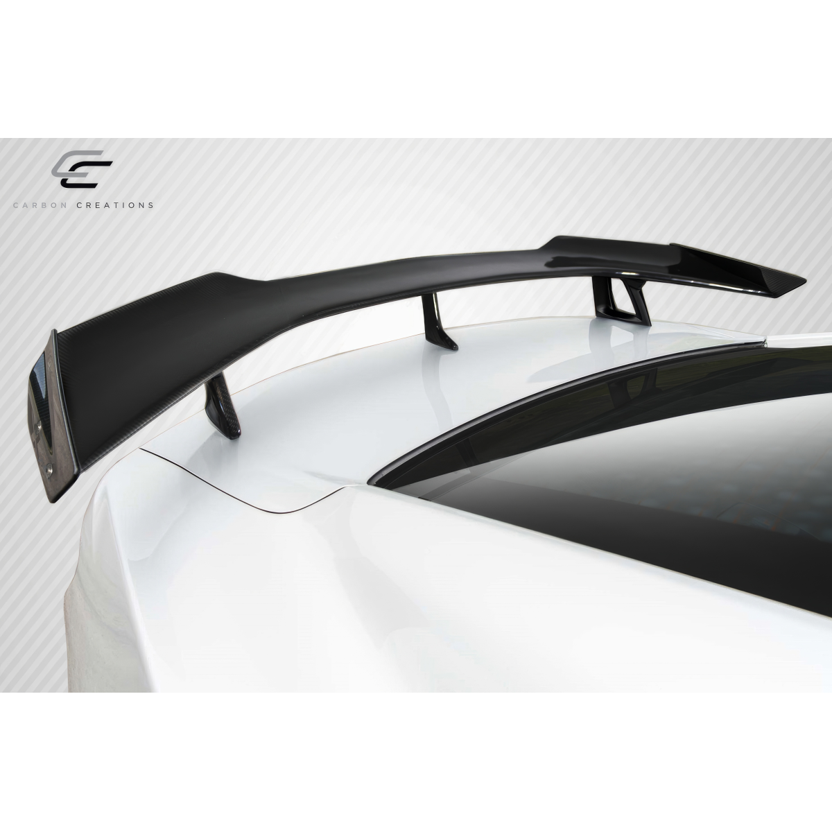 Modify your Chevrolet Camaro 2016 with our Exterior/Wings - Rear view of the wing at a slight upward angle