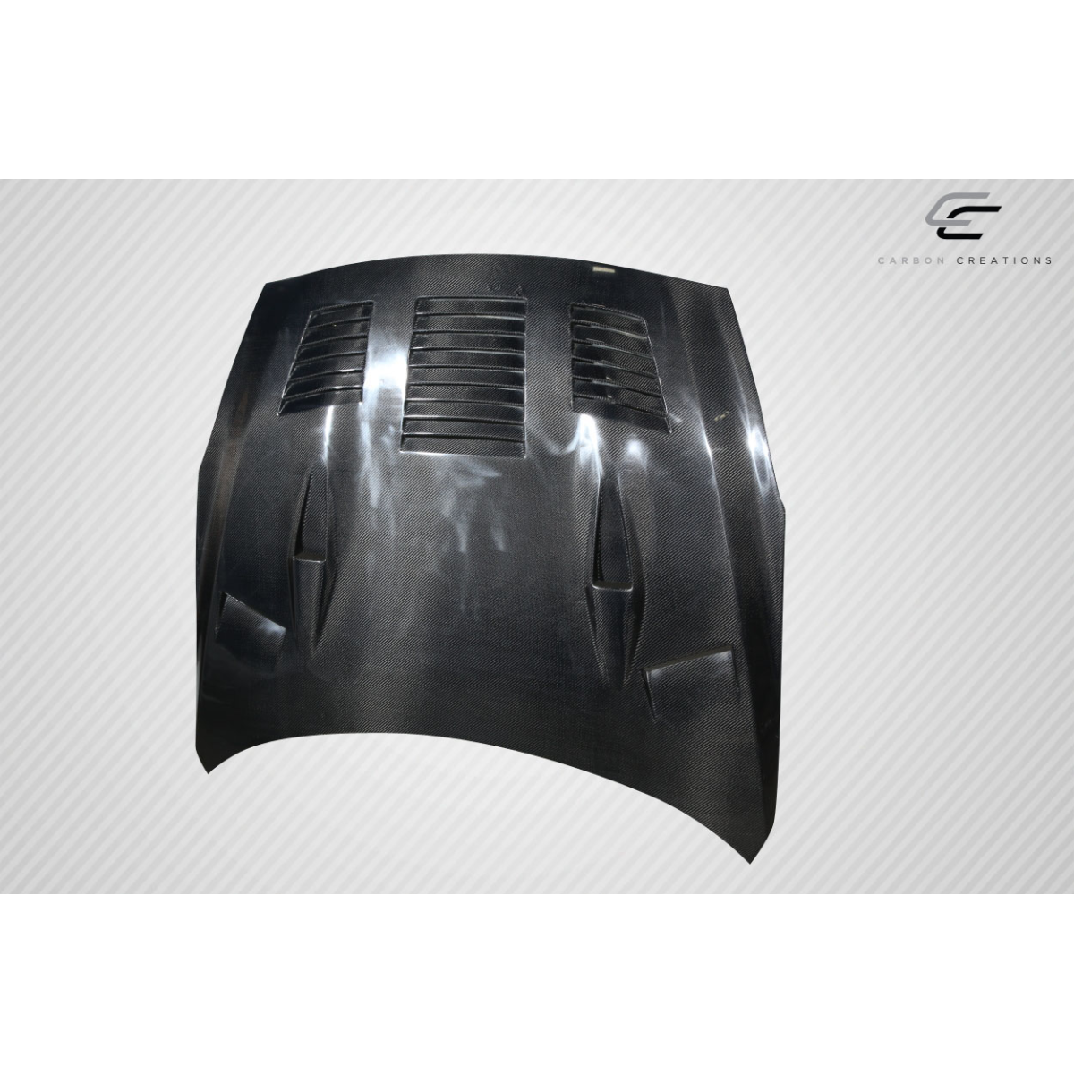 Modify your Nissan GT-R 2009 with our Exterior/Hoods - Angle of hood viewed from above