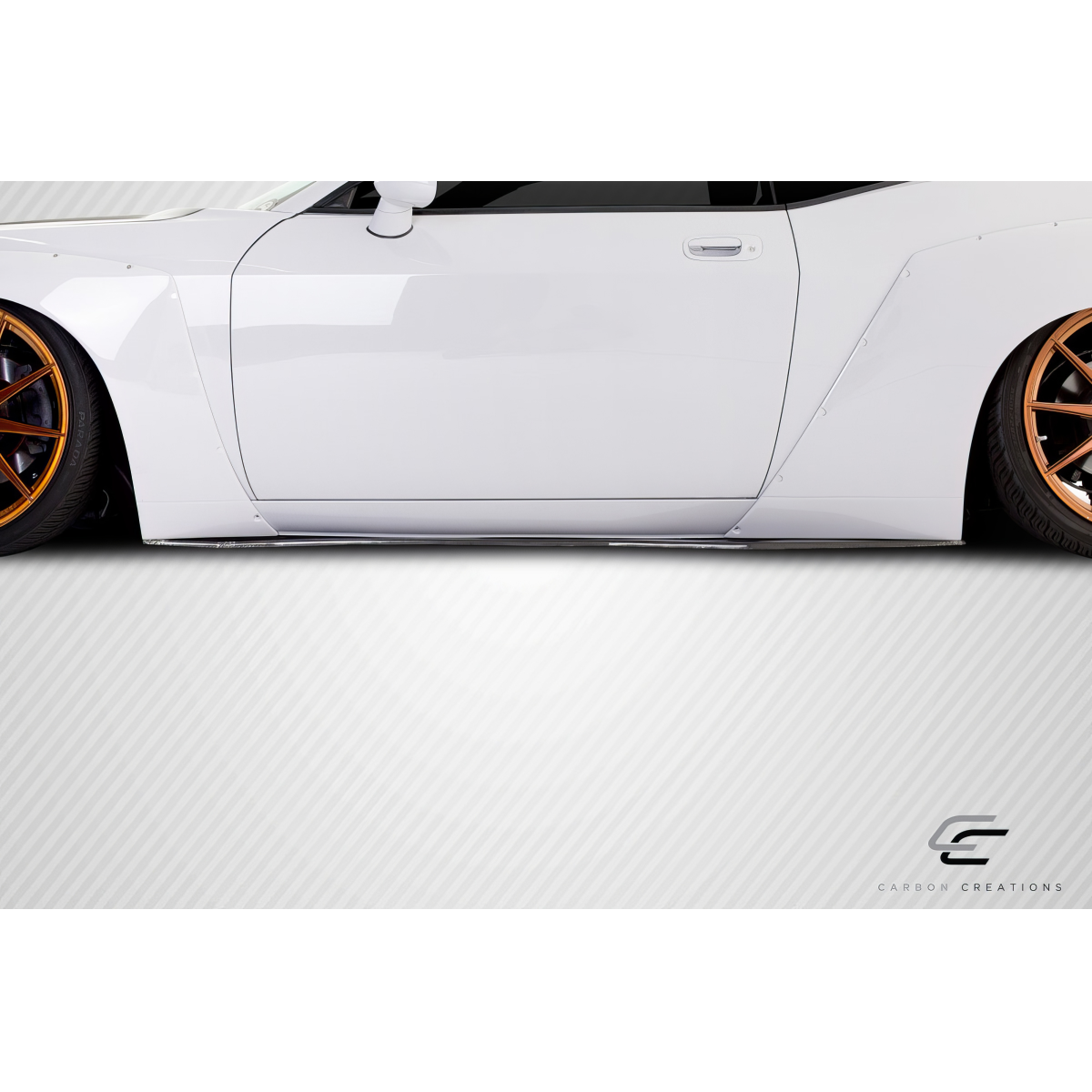 Modify your Dodge Challenger 2008 with our Exterior/Other Exterior - Side view shows part at a low angle showcasing design