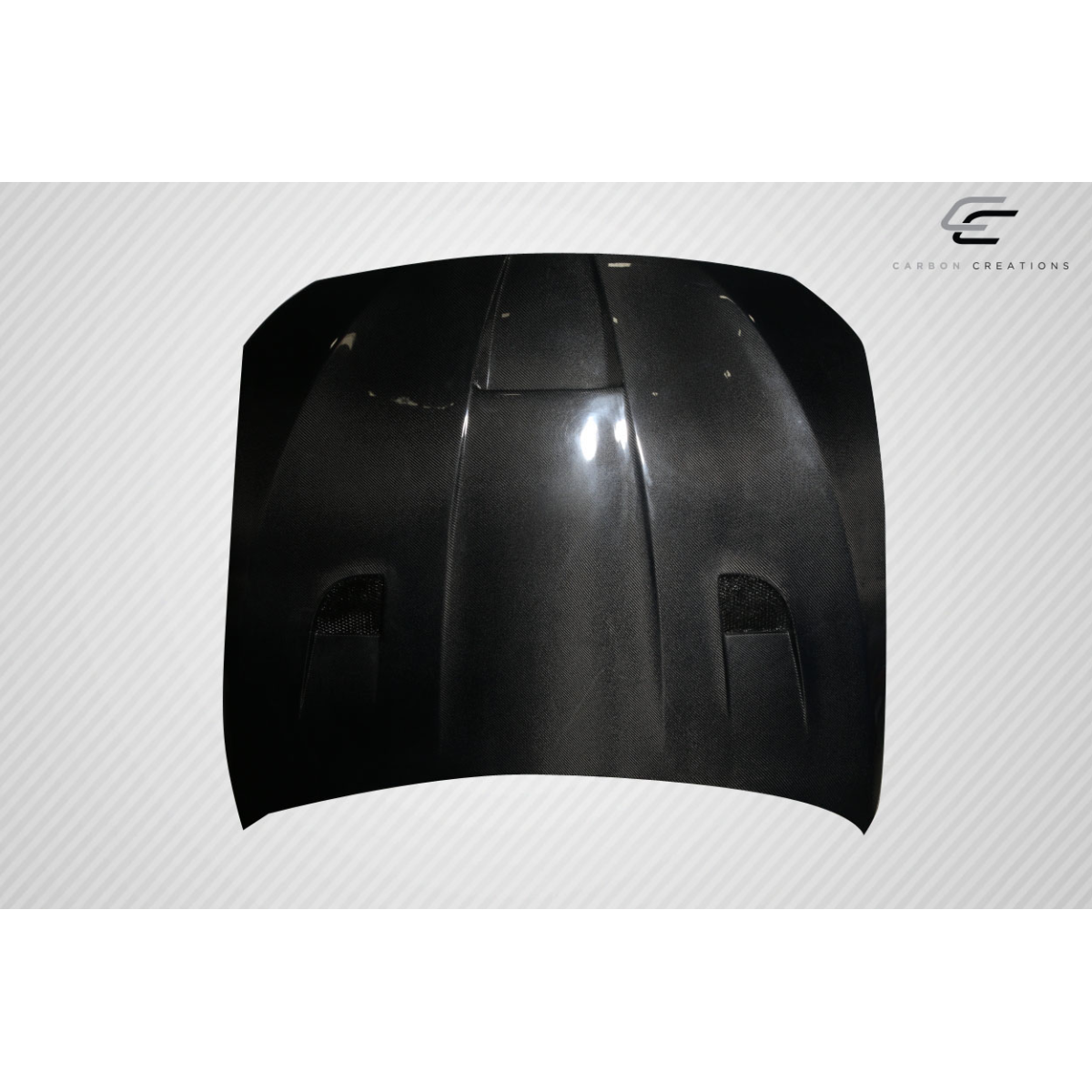 Modify your BMW 5-Series 2011 with our Exterior/Hoods - Top down angle of carbon fiber hood