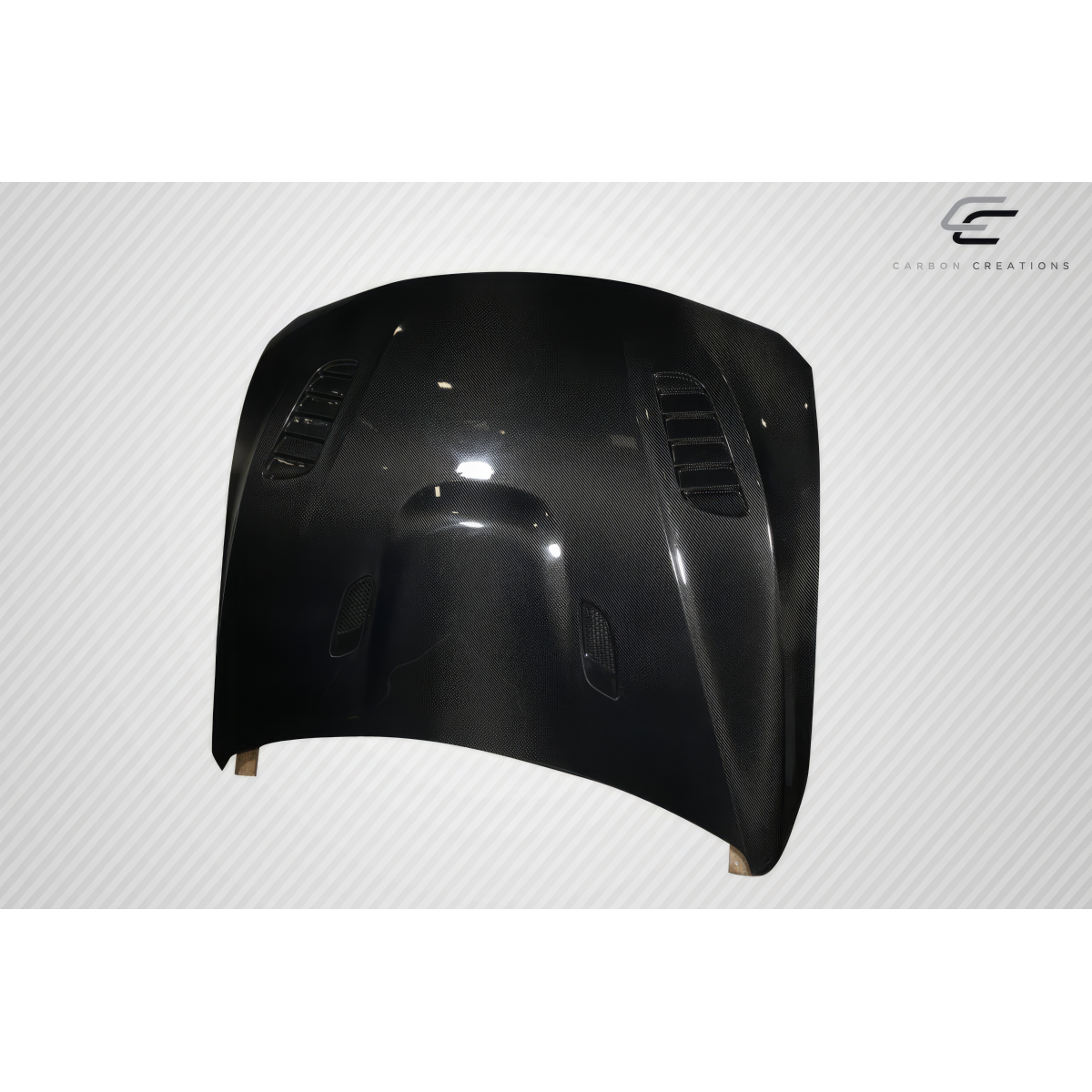 Modify your BMW 3-Series 2012 with our Exterior/Hoods - The part is viewed from a top down angle