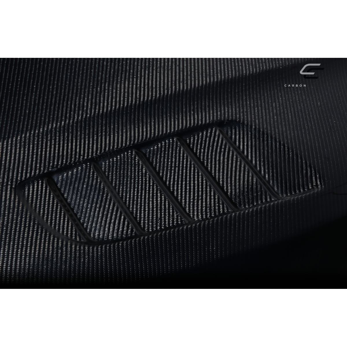 Modify your BMW 3-Series 2012 with our Exterior/Hoods - Top down view of carbon fiber hood vent