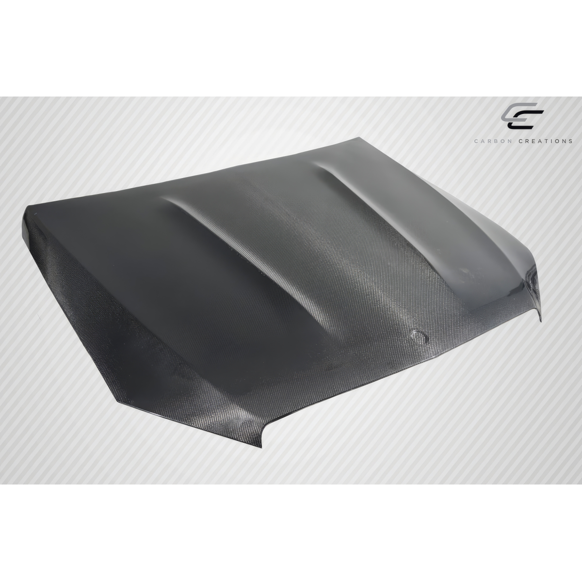 Modify your Mercedes-Benz C300 2015 with our Exterior/Hoods - Top angled view of carbon fiber hood