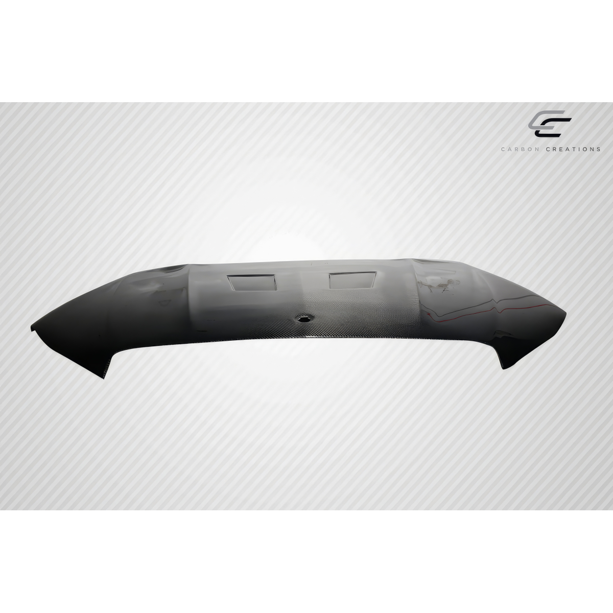 Modify your Mercedes-Benz E-Class 2014 with our Exterior/Hoods - Top view of carbon fiber hood part