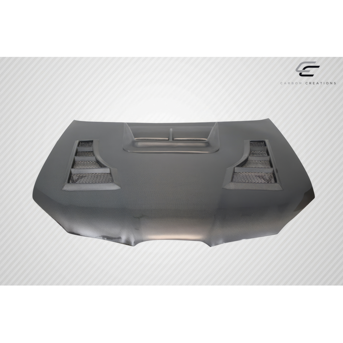 Modify your Subaru Impreza 2006 with our Exterior/Hoods - Top down view of the car hood part