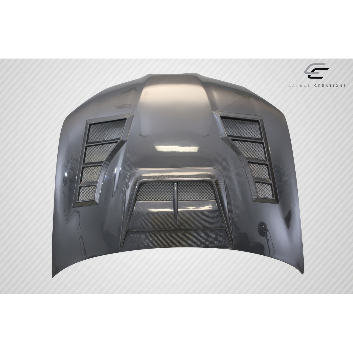 Modify your Subaru Impreza 2006 with our Exterior/Hoods - Top view of the hood from a slight angle