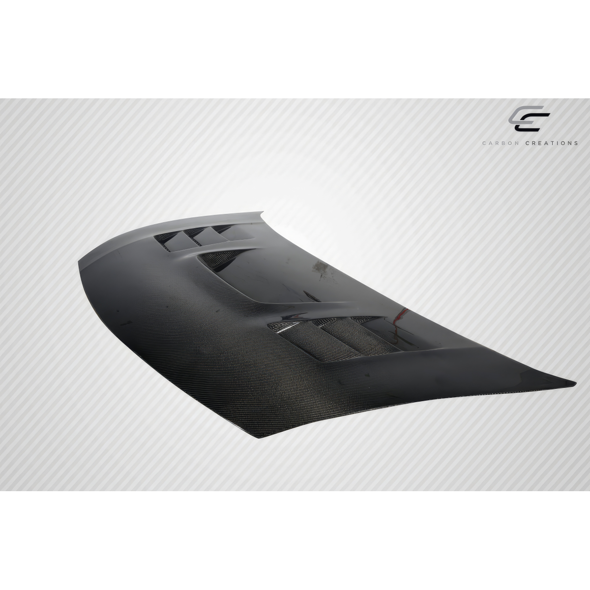 Modify your Honda Civic 2006 with our Exterior/Hoods - Shown from a diagonal top view angle