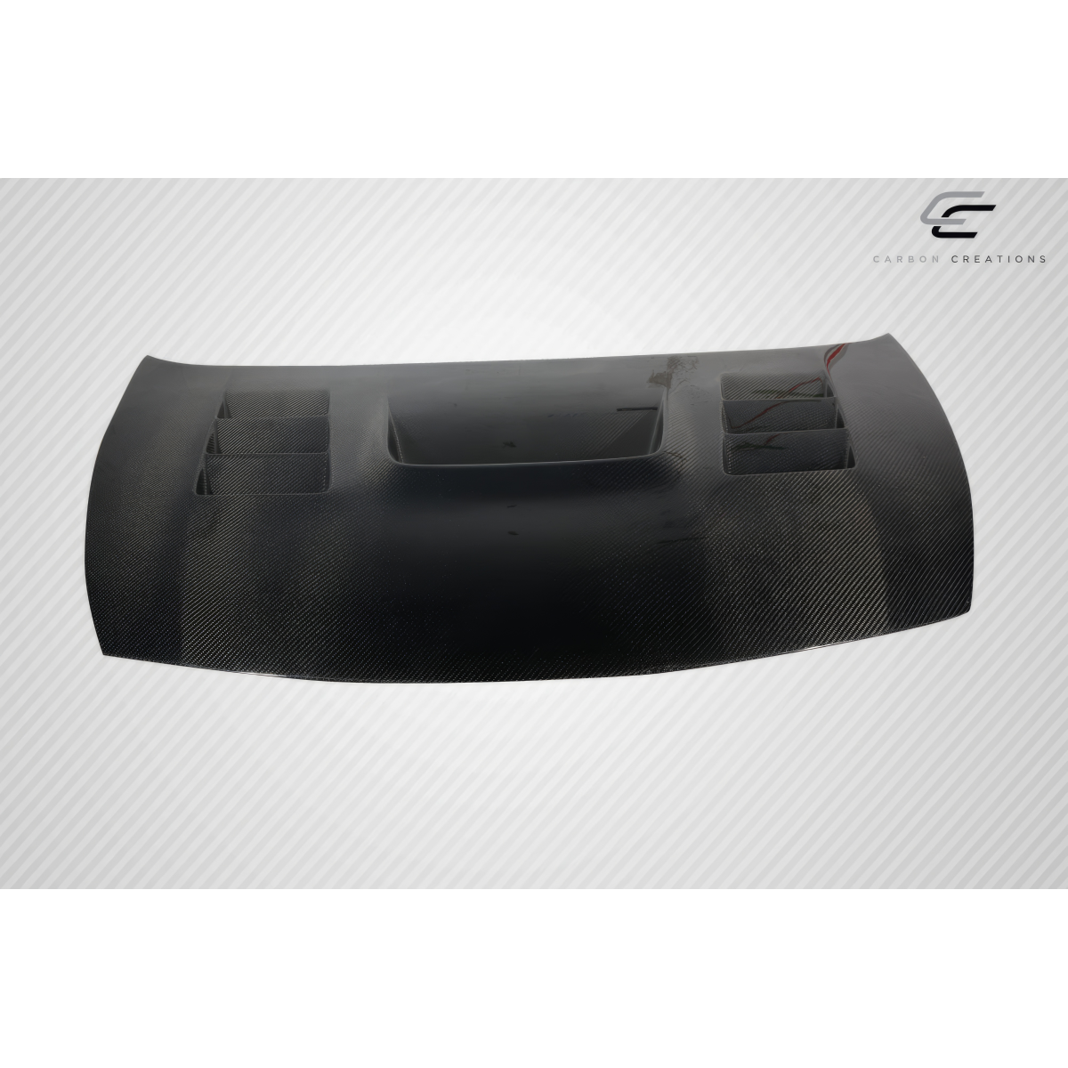 Modify your Honda Civic 2006 with our Exterior/Hoods - Top down view of carbon fiber hood