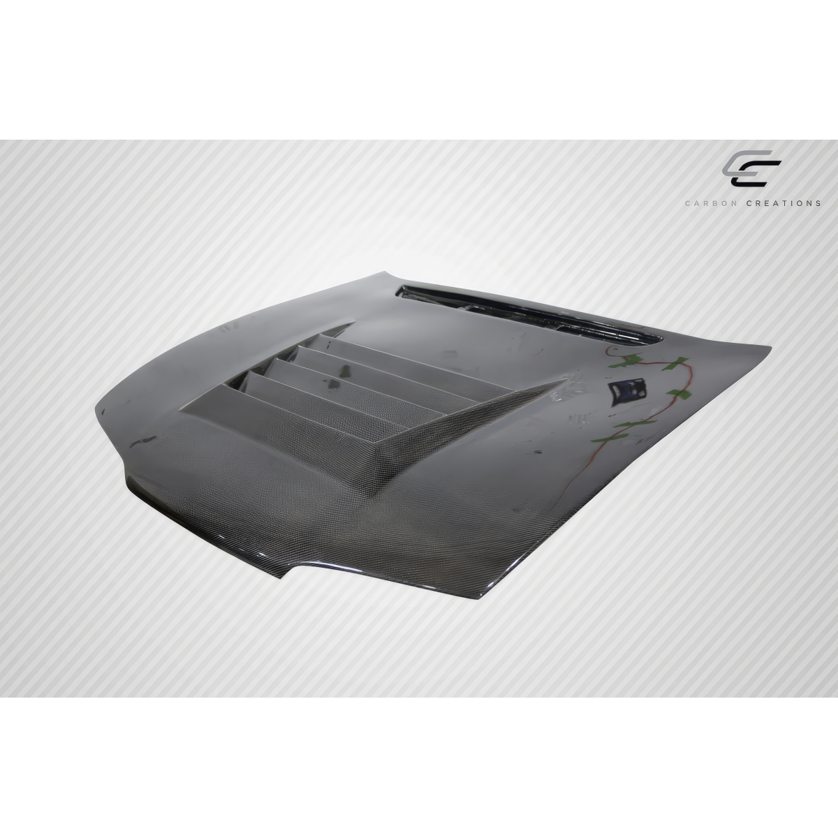 Modify your Nissan 240SX 1995 with our Exterior/Hoods - Part viewed from slightly above and in front angle