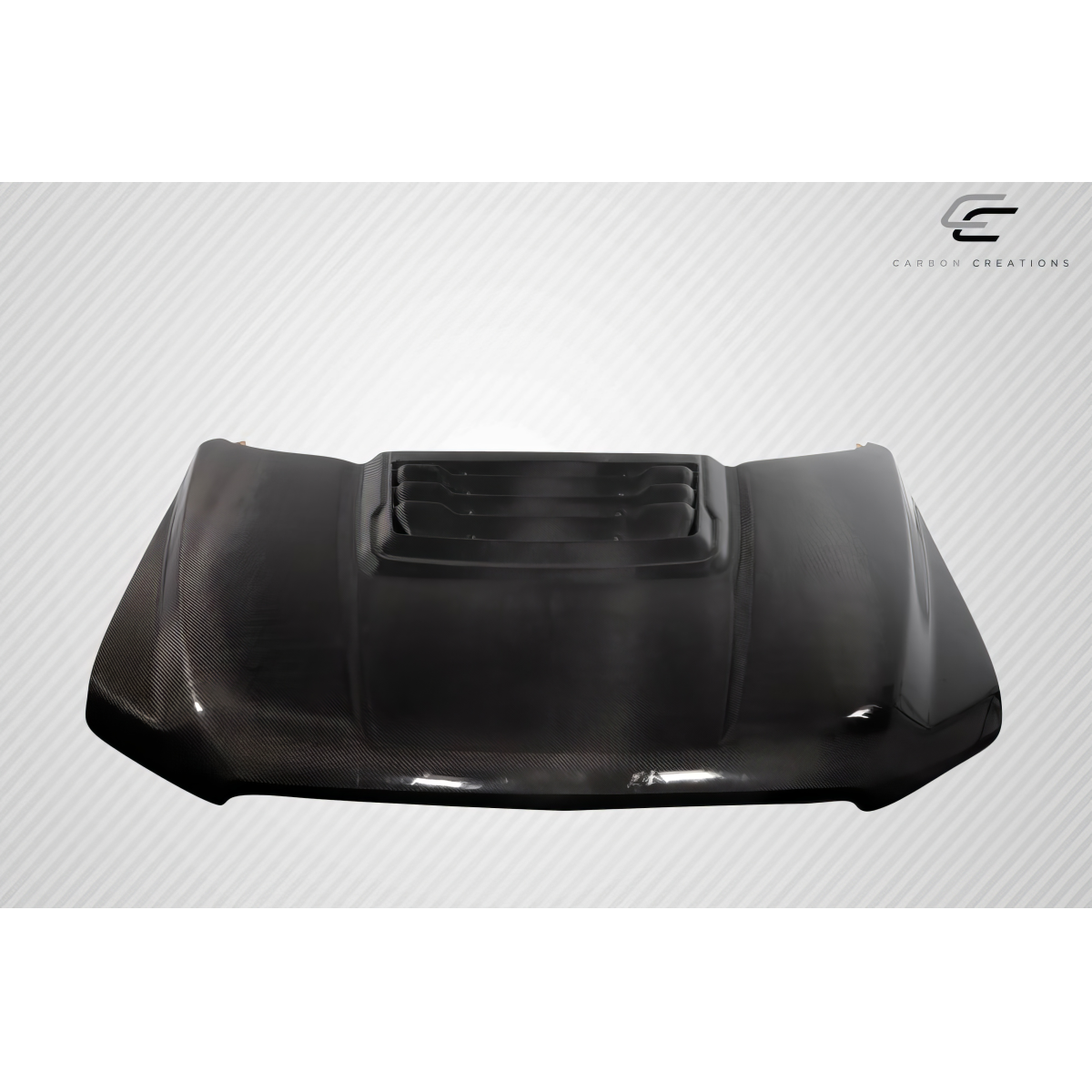 Modify your Ford F-150 2015 with our Exterior/Hoods - The part is viewed from a top-down angle