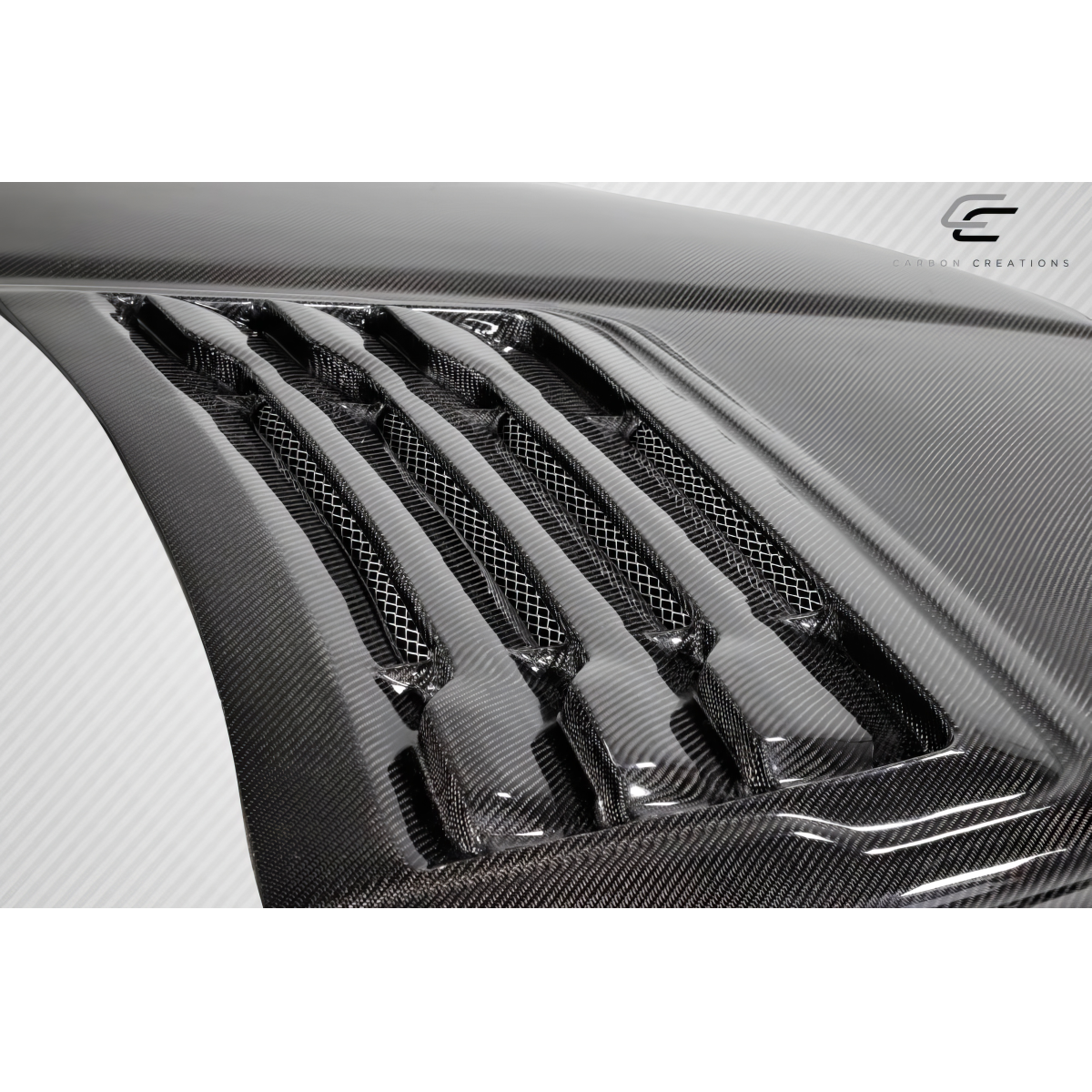 Modify your Ford F-150 2015 with our Exterior/Hoods - Viewed from a slight angle above and to the side