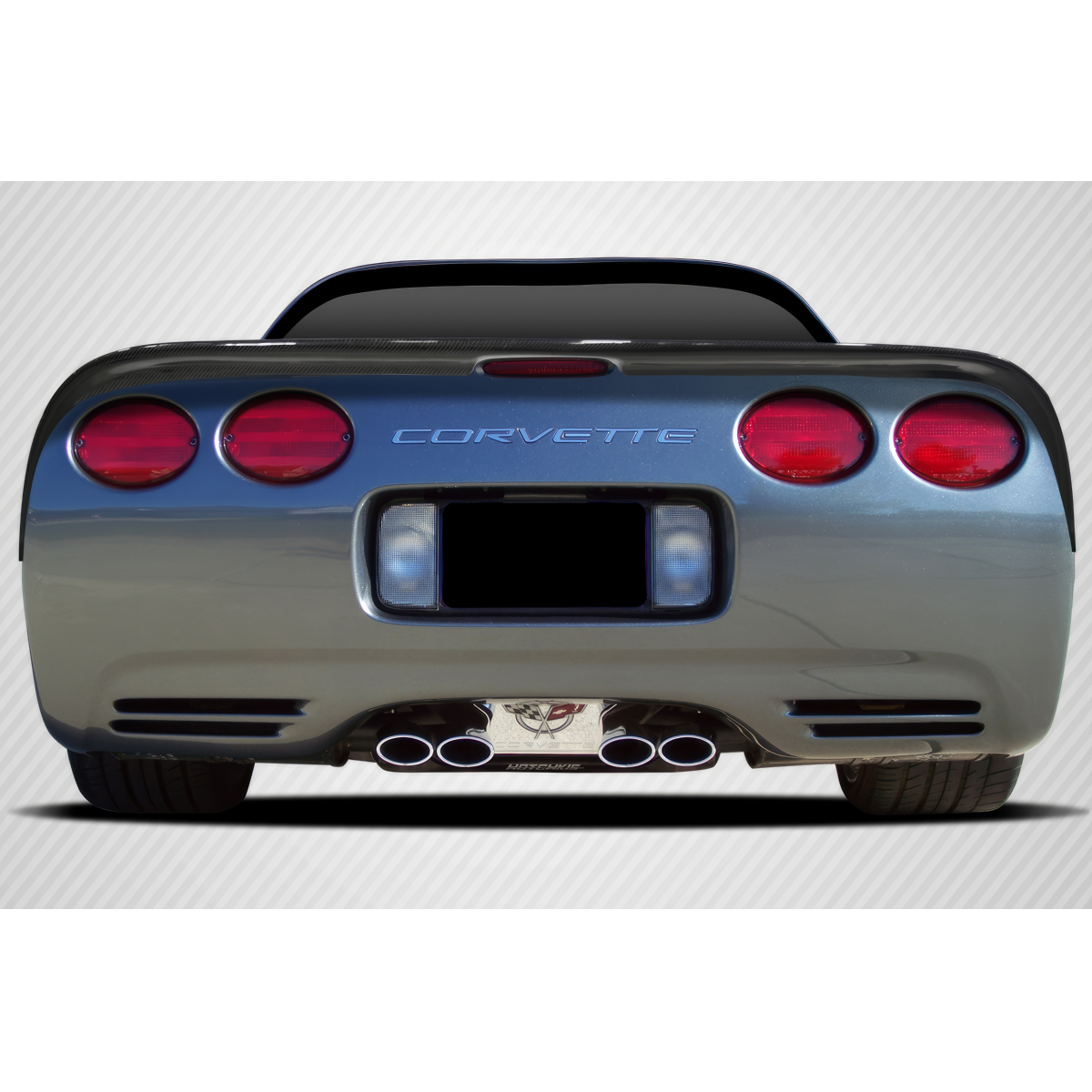 Modify your Chevrolet Corvette 1997 with our Exterior/Wings - Rear view angle showcasing vehicle rear design