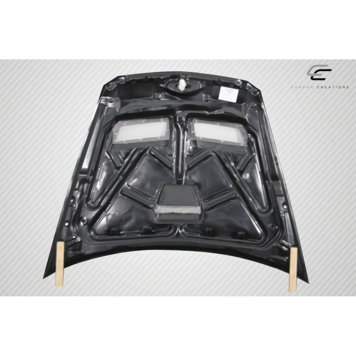 Modify your Acura TL 2004 with our Exterior/Hoods - View from a top-down perspective