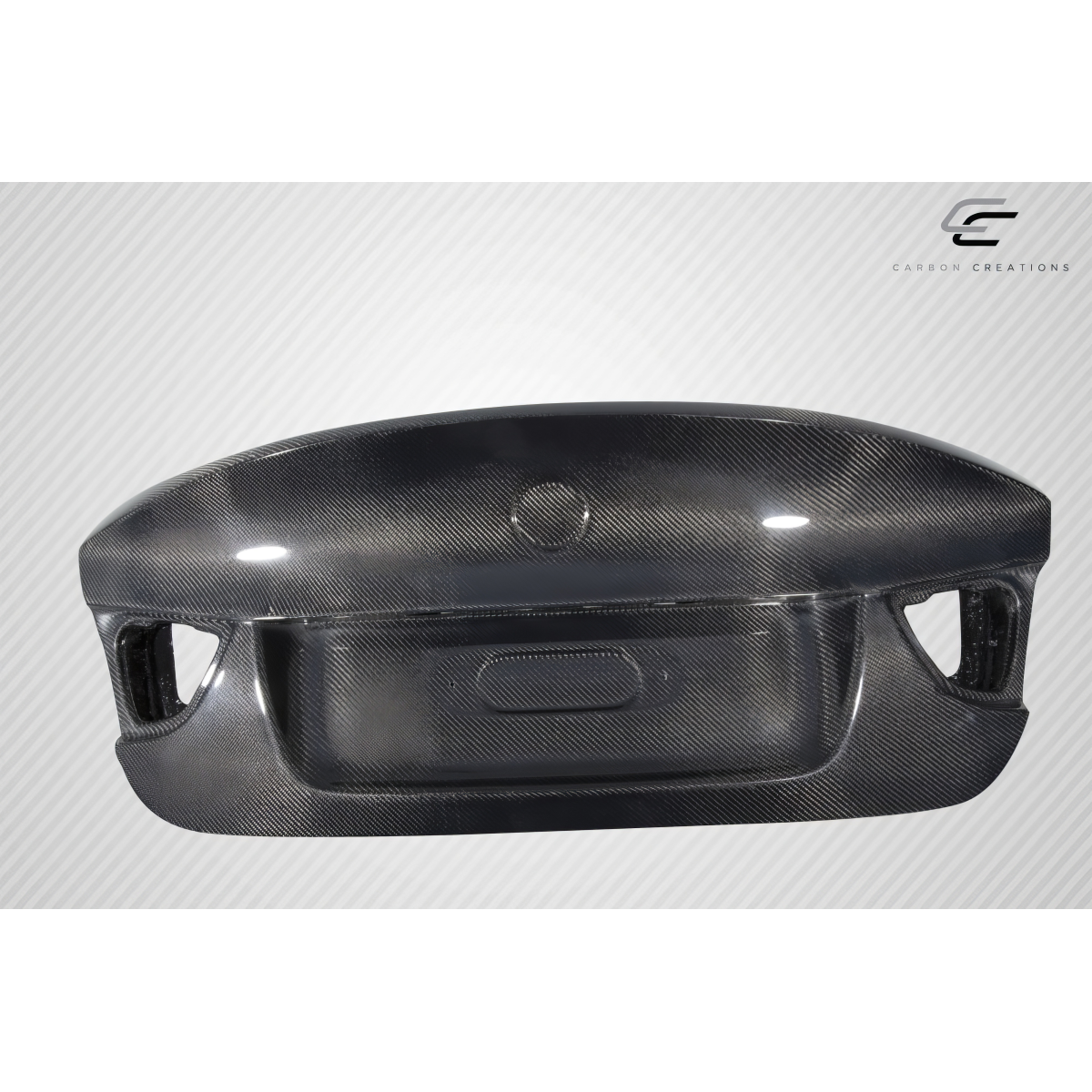 Modify your BMW 3-Series 2009 with our Exterior/Trunks - Front view angle of carbon fiber trunk part