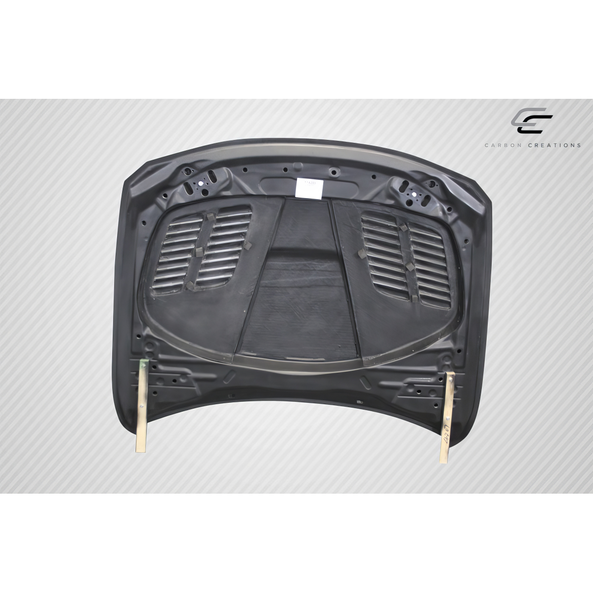 Modify your BMW 3-Series 2012 with our Exterior/Hoods - Image shows a top-down view of the hood