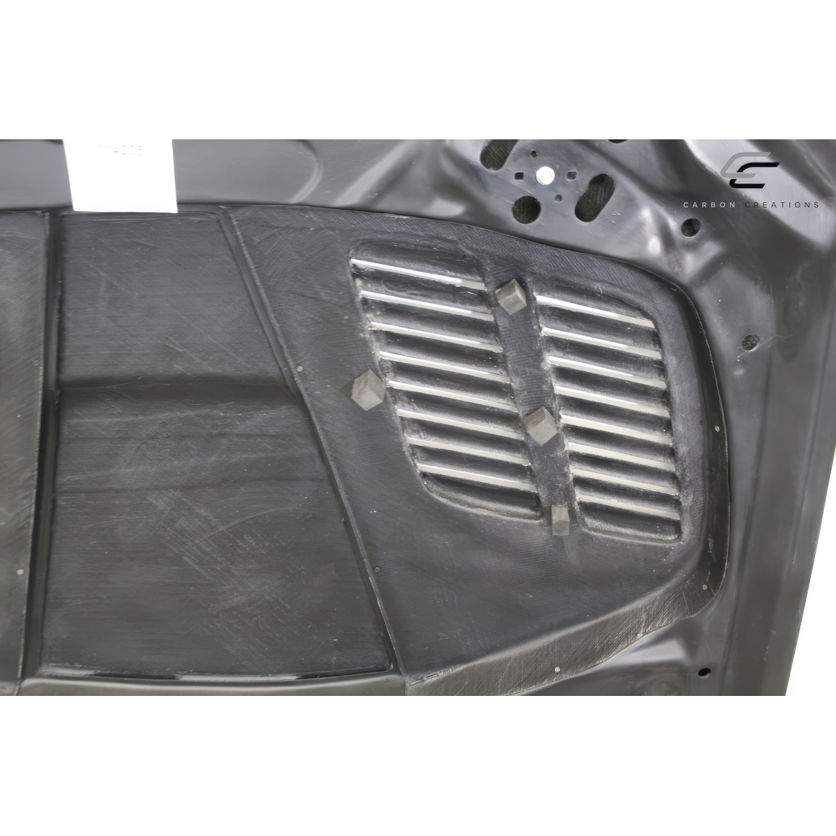 Modify your BMW 3-Series 2012 with our Exterior/Hoods - Part shown at angle from above slightly tilted