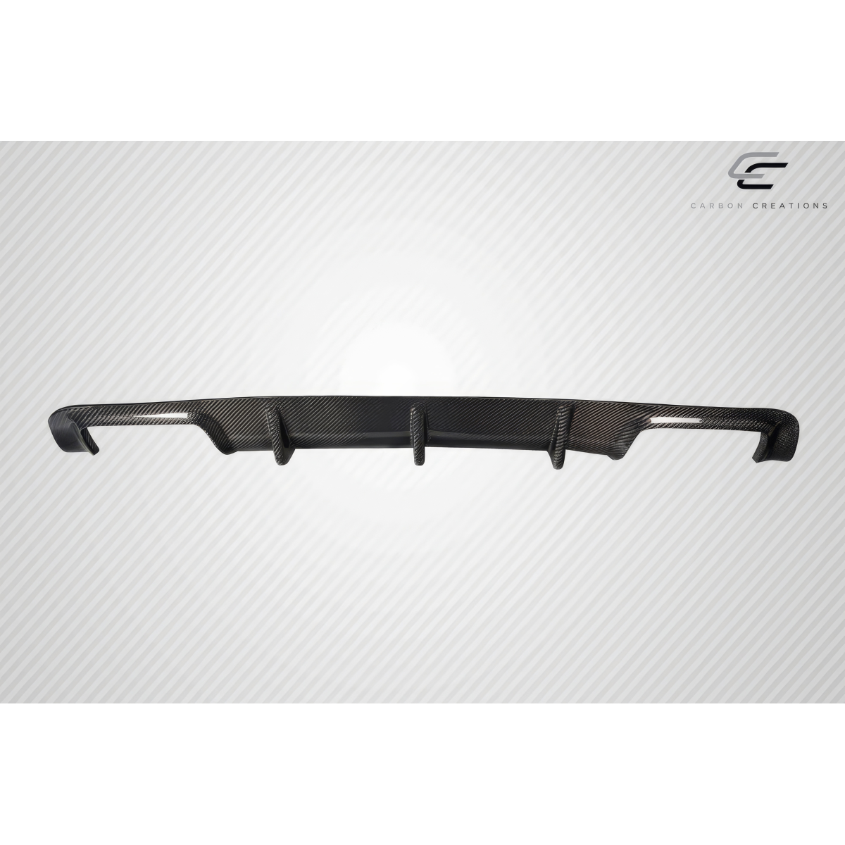 Modify your BMW 5-Series 1999 with our Exterior/Diffusers - Top angle view of carbon fiber rear diffuser