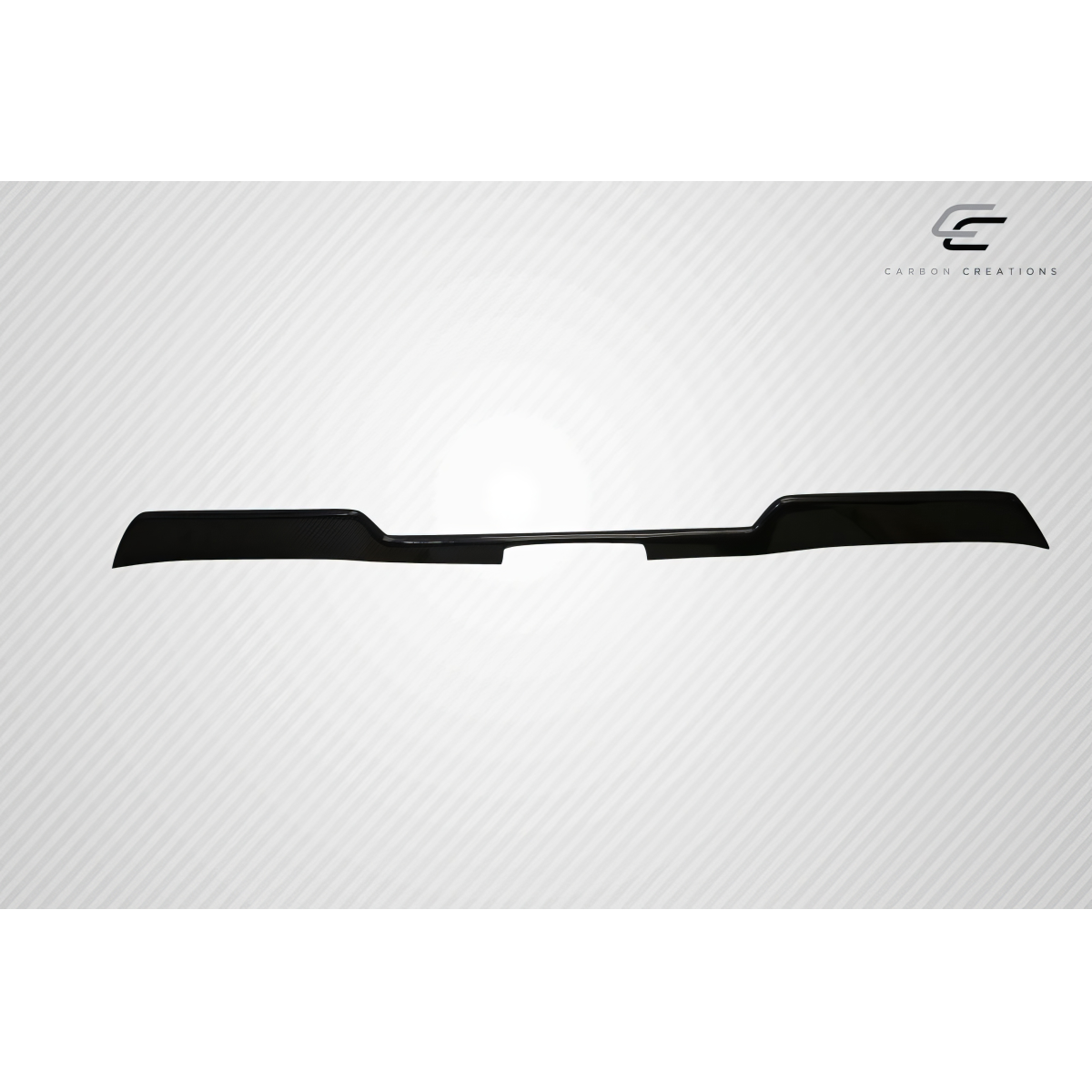 Modify your Chevrolet Corvette 2005 with our Exterior/Wings - Top down view of a carbon fiber rear wing spoiler