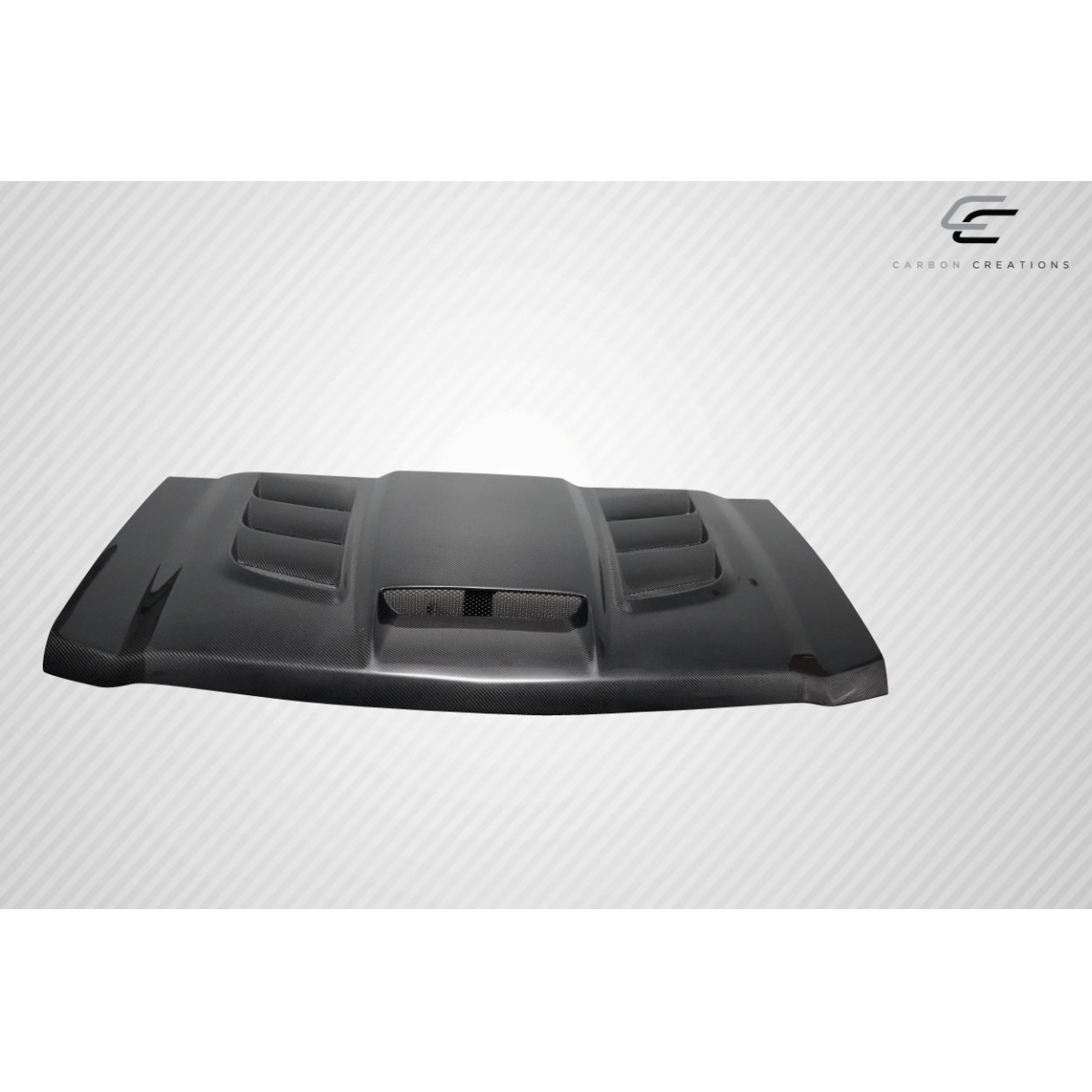 Modify your Chevrolet Silverado 2014 with our Exterior/Hoods - The image is viewed from a top angle