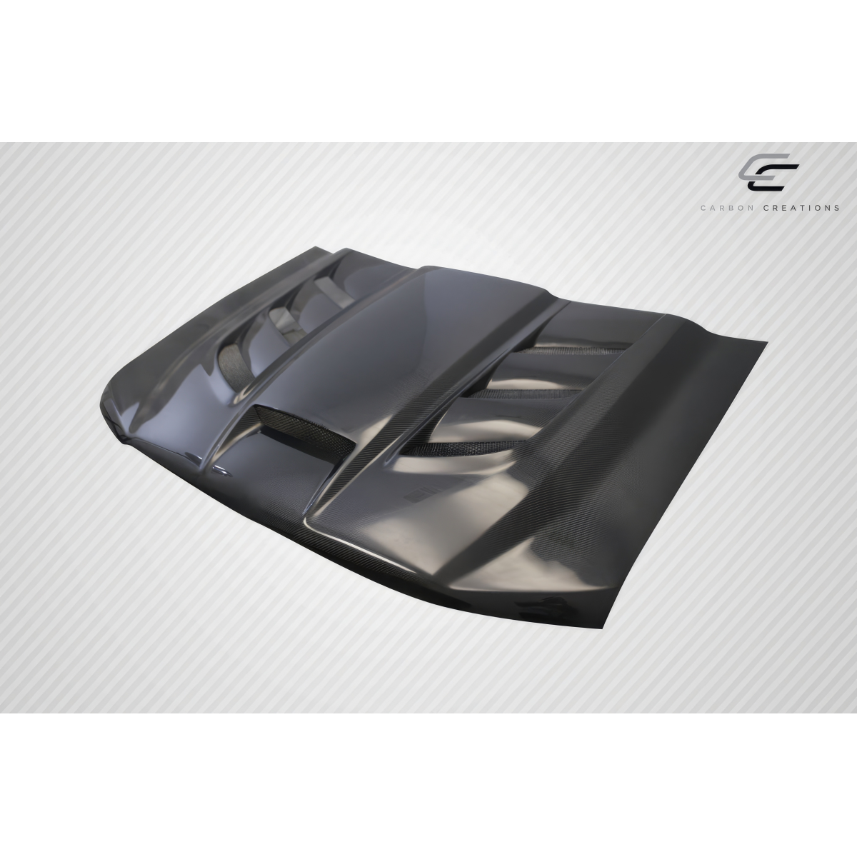 Modify your Chevrolet Silverado 2016 with our Exterior/Hoods - The part is viewed from a slightly angled top-down perspective