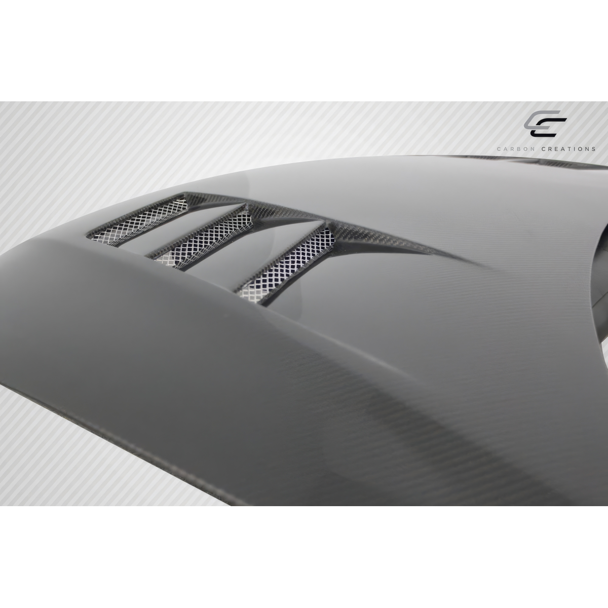 Modify your Honda Civic 2012 with our Exterior/Hoods - Part is viewed at a slight angled from above