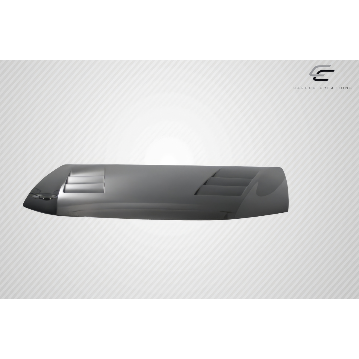 Modify your Honda Civic 2012 with our Exterior/Hoods - Side view angle of the carbon fiber hood