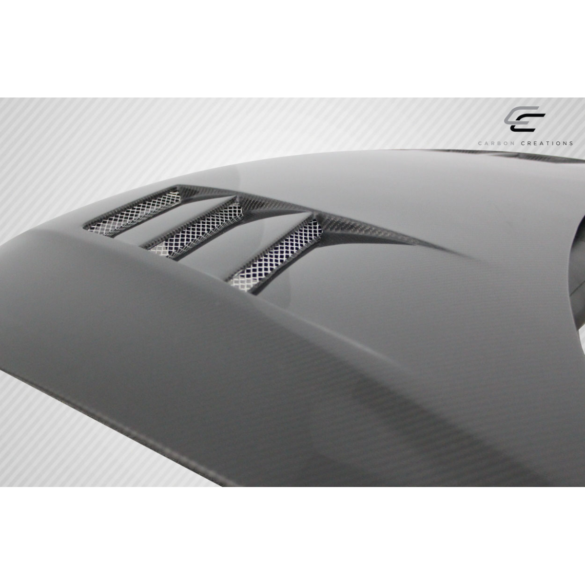 Modify your Honda Civic 2012 with our Exterior/Hoods - The part is shown at a slight angle from above