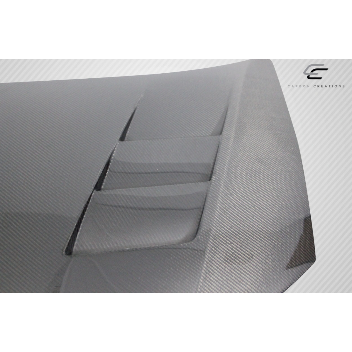 Modify your Honda Civic 2012 with our Exterior/Hoods - Top down view of the carbon fiber hood part