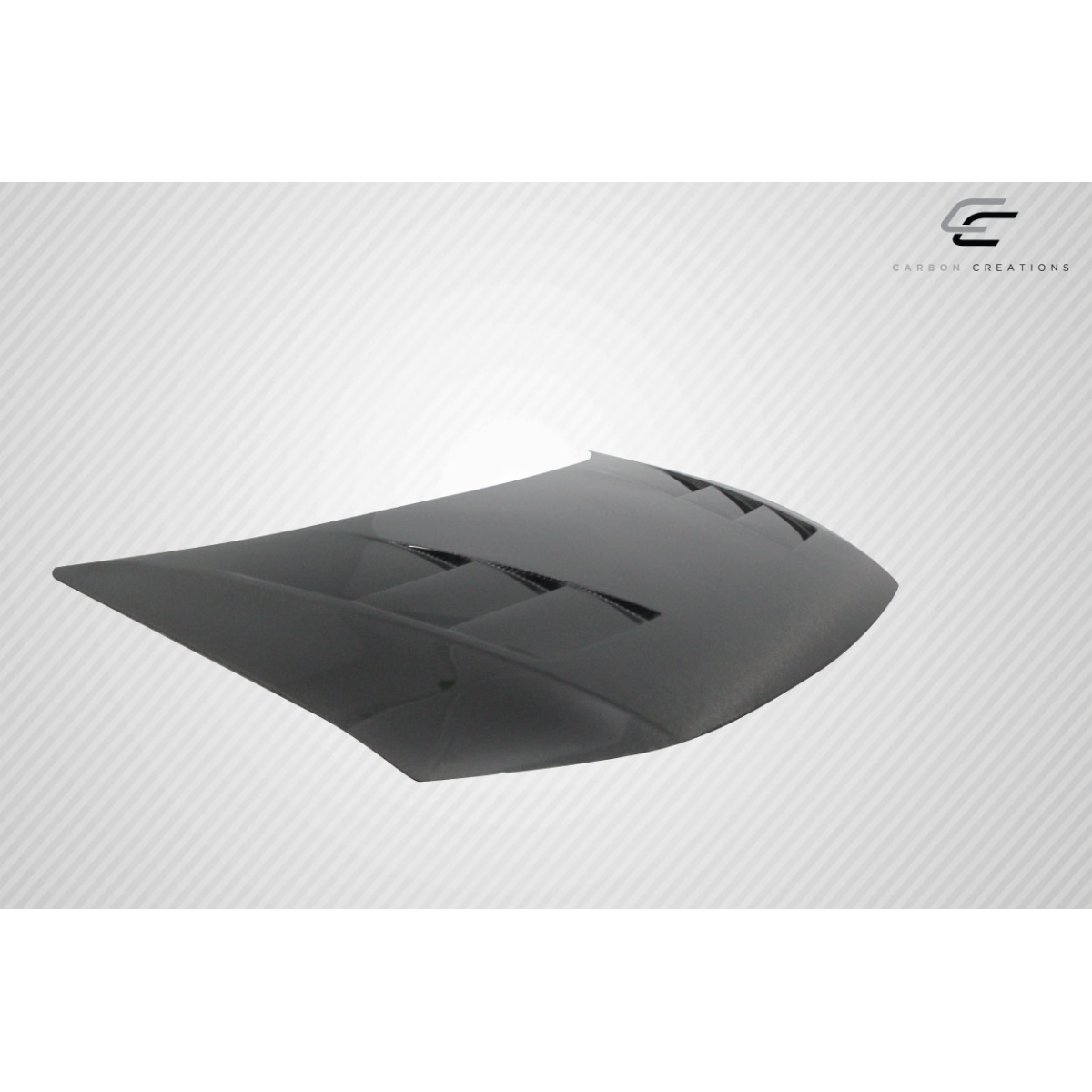 Modify your Honda Civic 2012 with our Exterior/Hoods - Viewed at a slight angle from the front