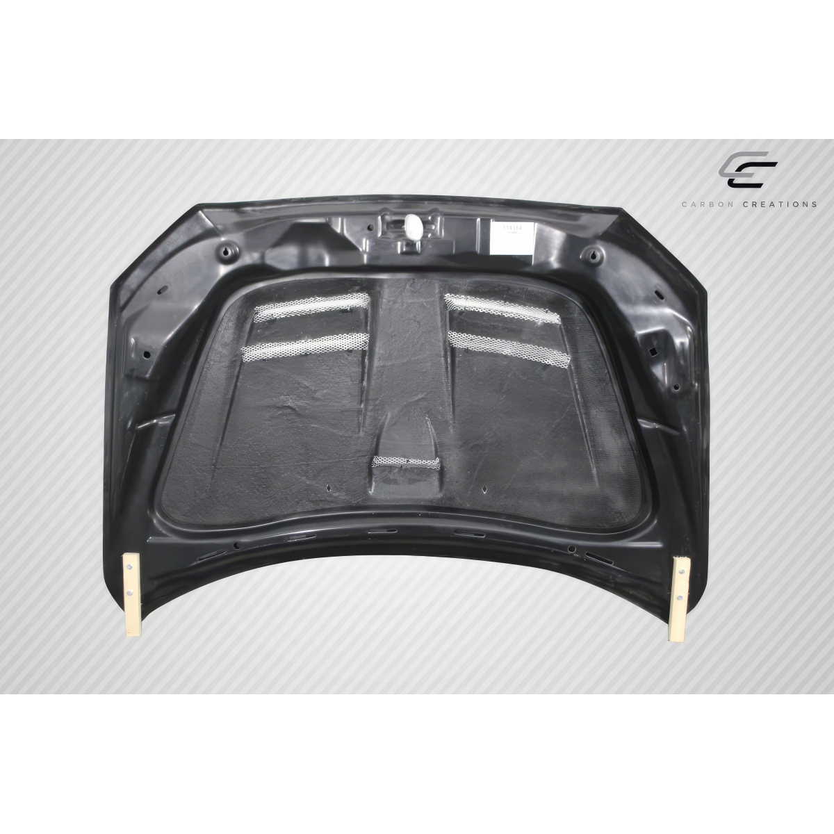 Modify your Mitsubishi Evolution 2008 with our Exterior/Hoods - Part viewed from above with slight angle