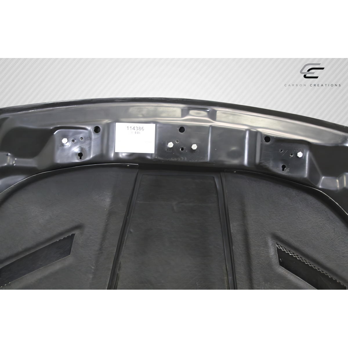 Modify your Nissan 370Z 2009 with our Exterior/Hoods - Part is viewed from a top down angle