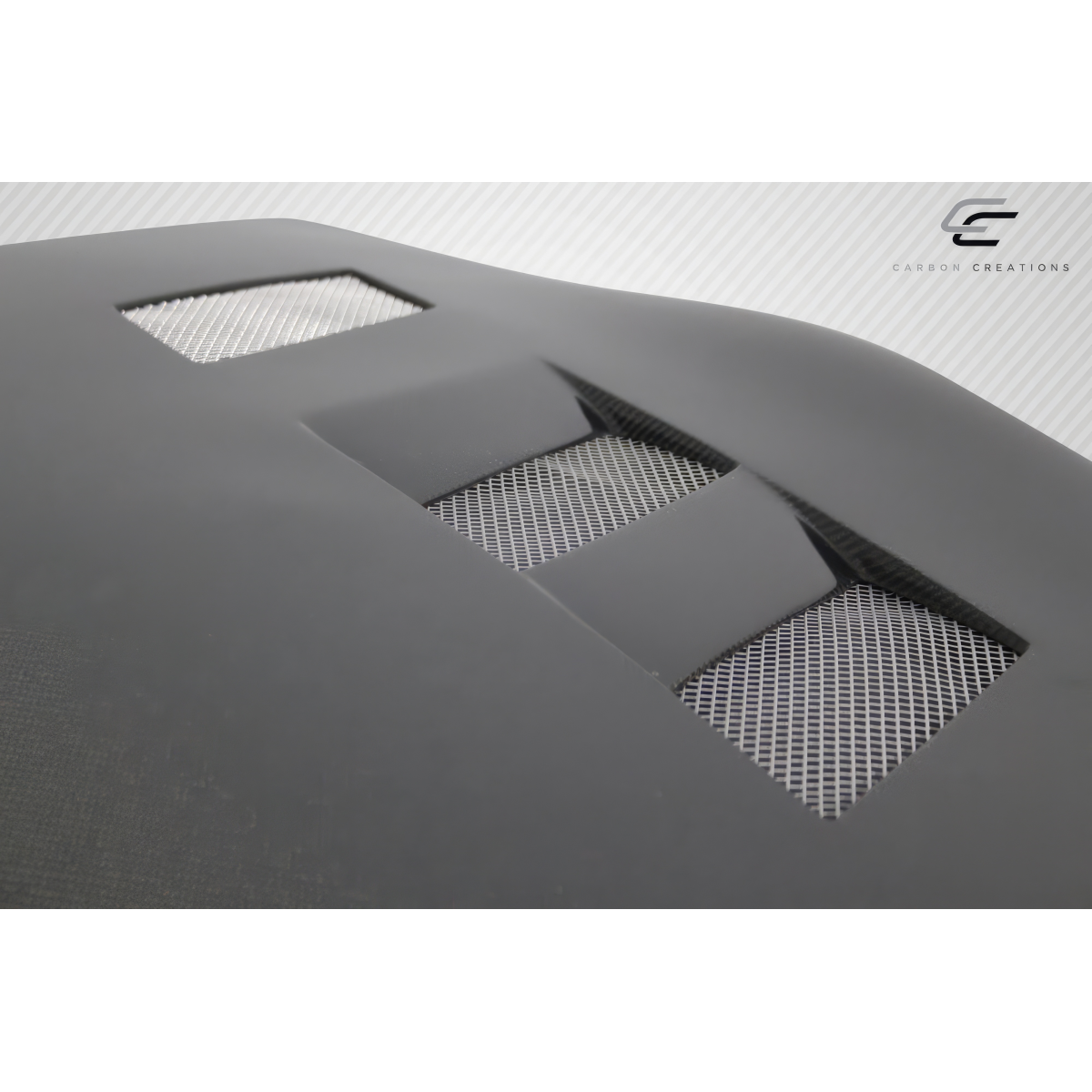 Modify your Subaru BRZ 2013 with our Exterior/Hoods - Angled view of the carbon fiber hood part