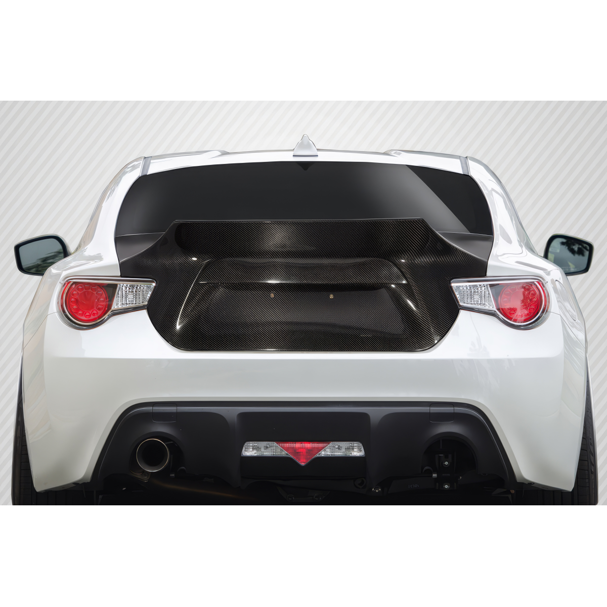 Modify your Subaru BRZ 2013 with our Exterior/Trunks - Rear view slightly angled upward