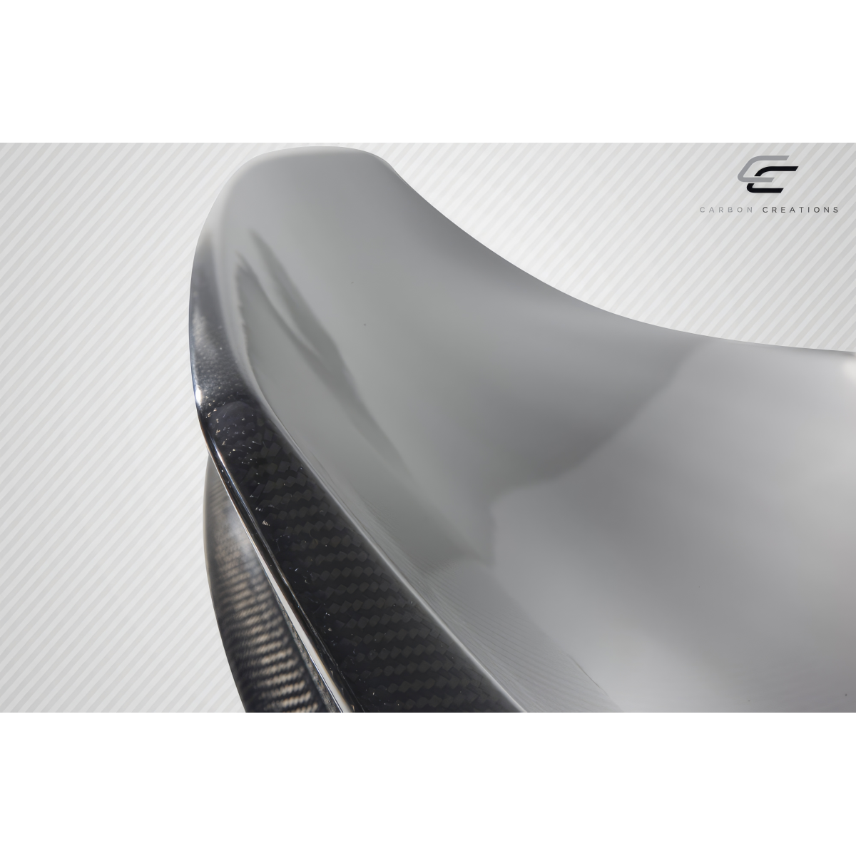 Modify your Chevrolet Camaro 2016 with our Exterior/Trunks - Angled view of carbon fiber trunk lid
