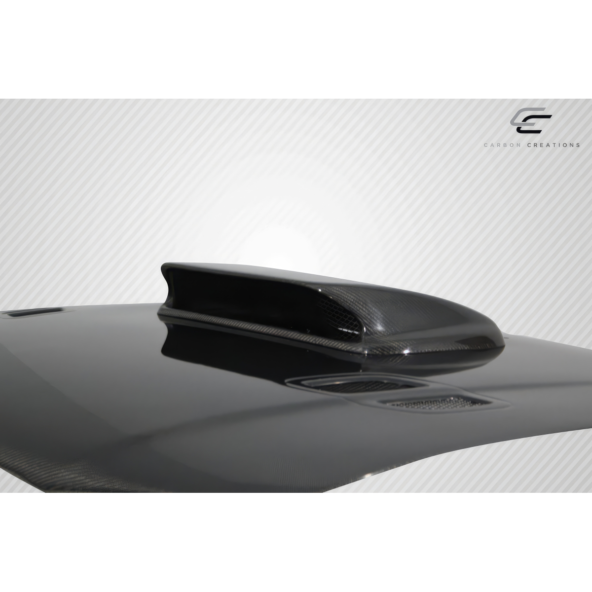 Modify your Subaru Impreza 1993 with our Exterior/Hoods - Part shown at a slight angle from above