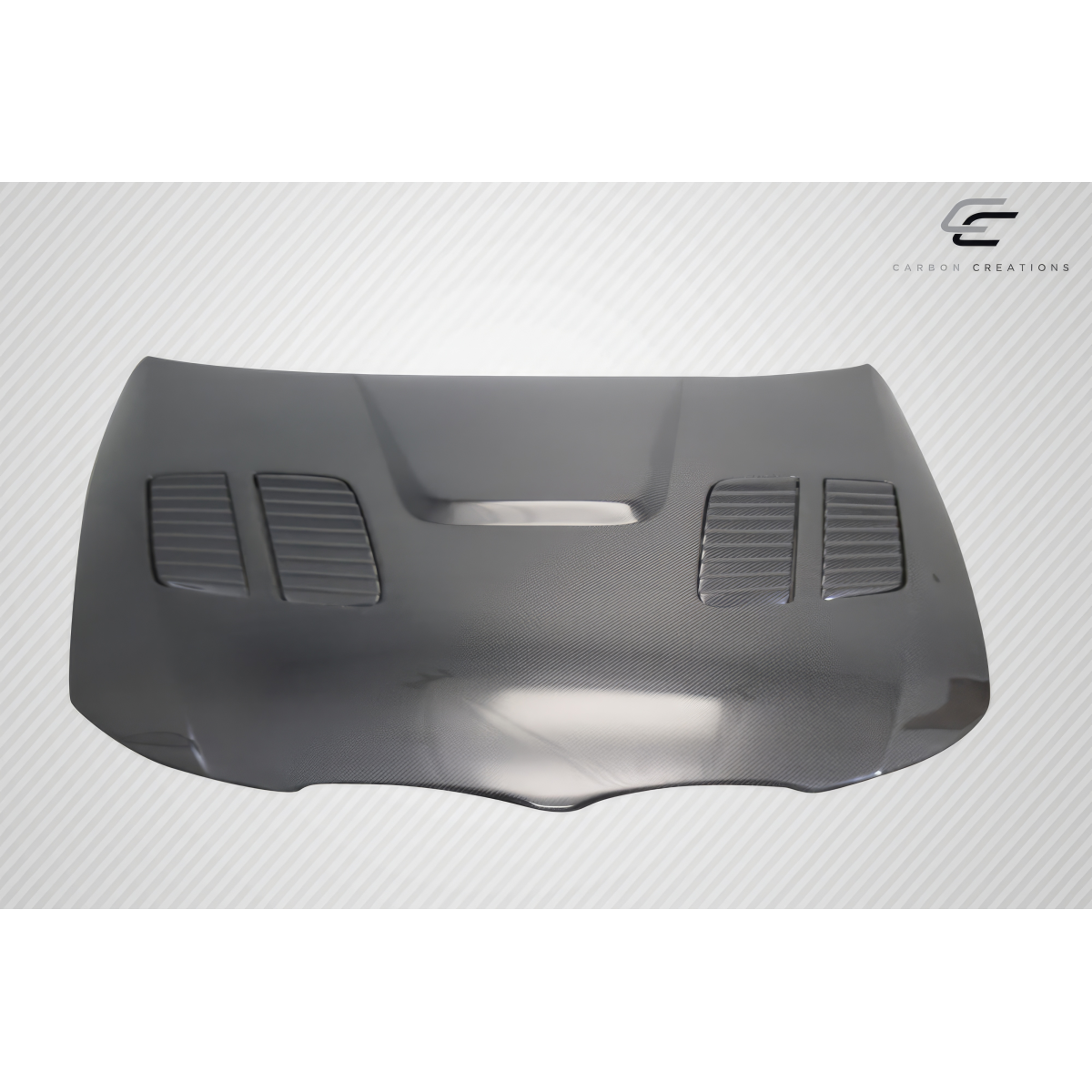 Modify your BMW 3-Series 2009 with our Exterior/Hoods - Front view of carbon fiber hood