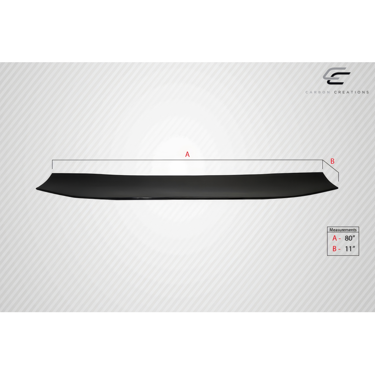 Modify your Universal   with our Exterior/Complete Body Kits - Image shows a carbon fiber air foil blade with angled profile