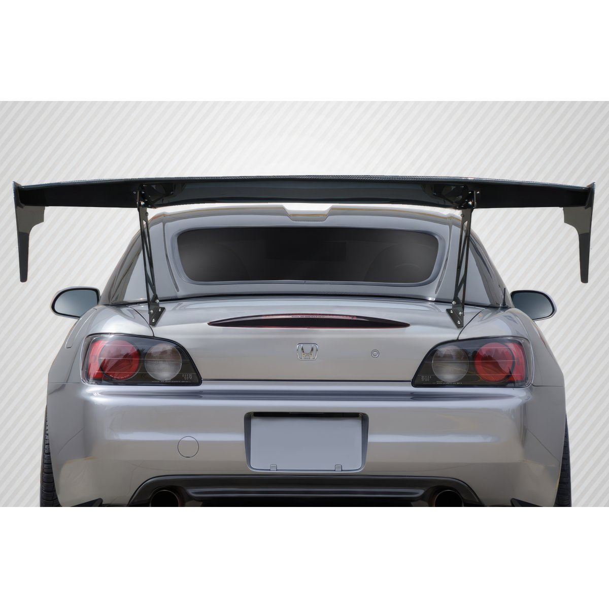 Modify your Universal   with our Others - Rear view angle of a vehicle with a large wing