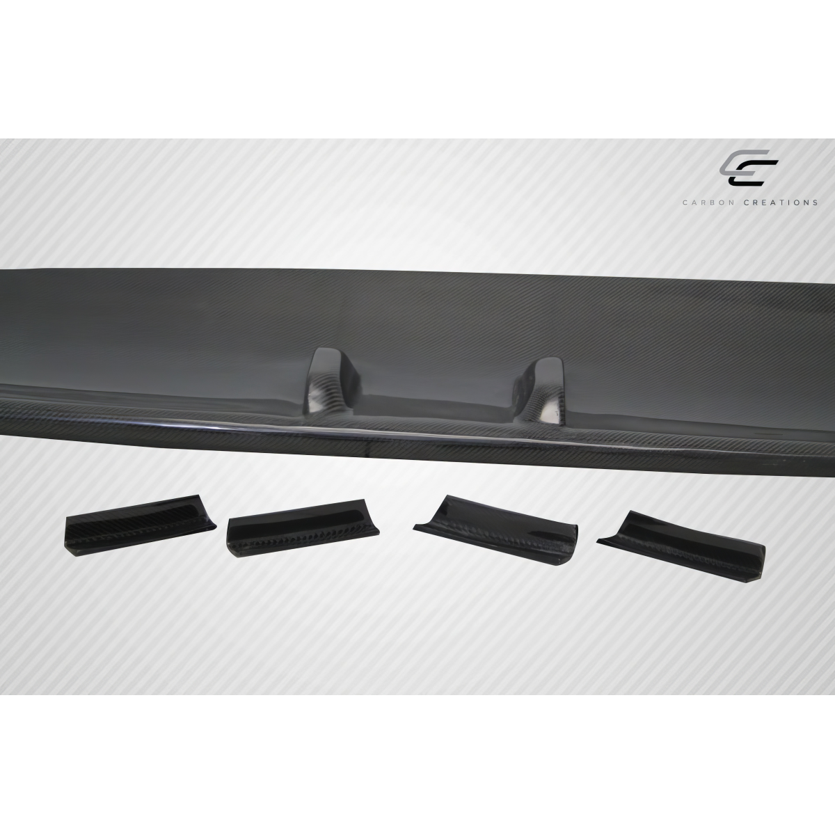 Modify your Subaru BRZ 2013 with our Exterior/Wings - Top down angle of carbon fiber wing and mounts