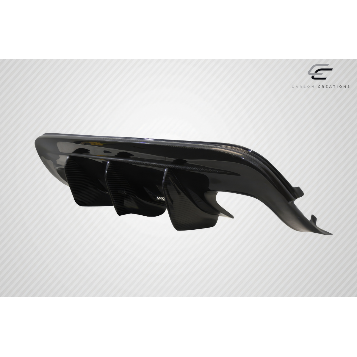 Modify your BMW X6 2008 with our Exterior/Diffusers - Angle shows a side view of the rear diffuser