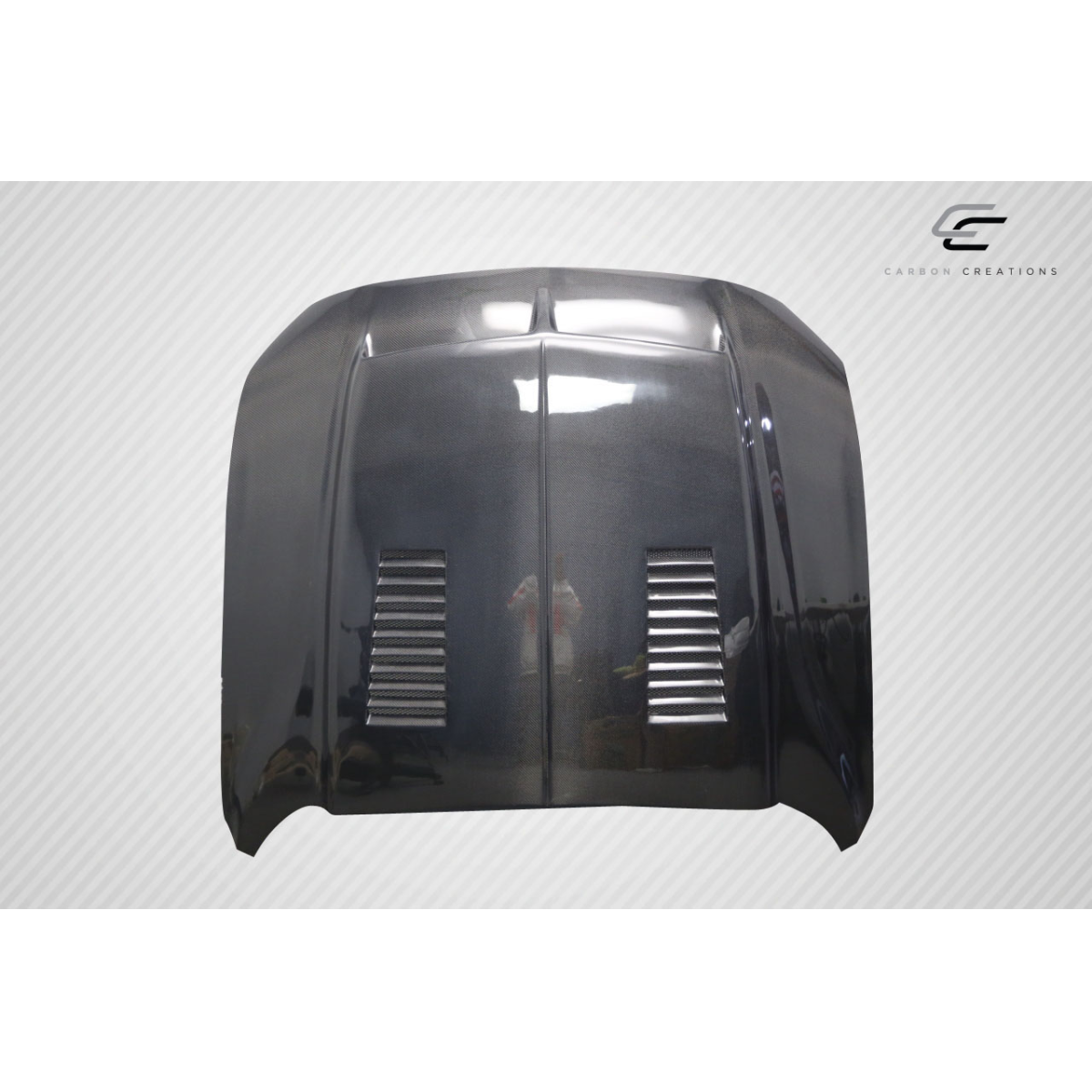 Modify your Ford Mustang 2018 with our Exterior/Hoods - The part is viewed from a top angle