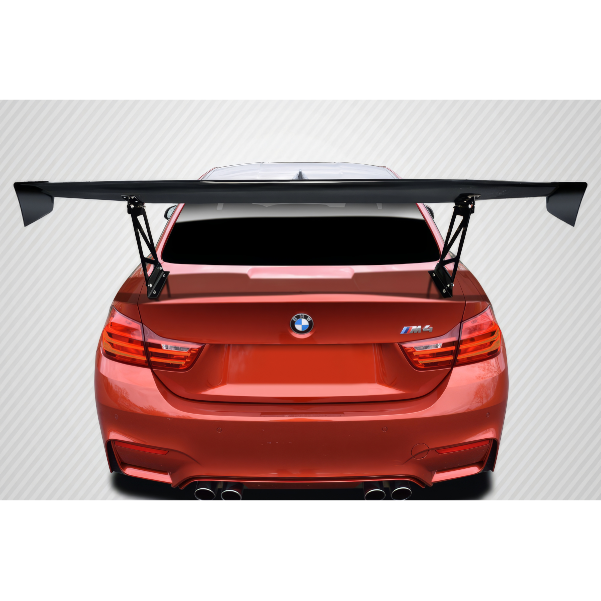 Modify your Universal   with our Exterior/Complete Body Kits - Rear angle showcasing large carbon fiber wing