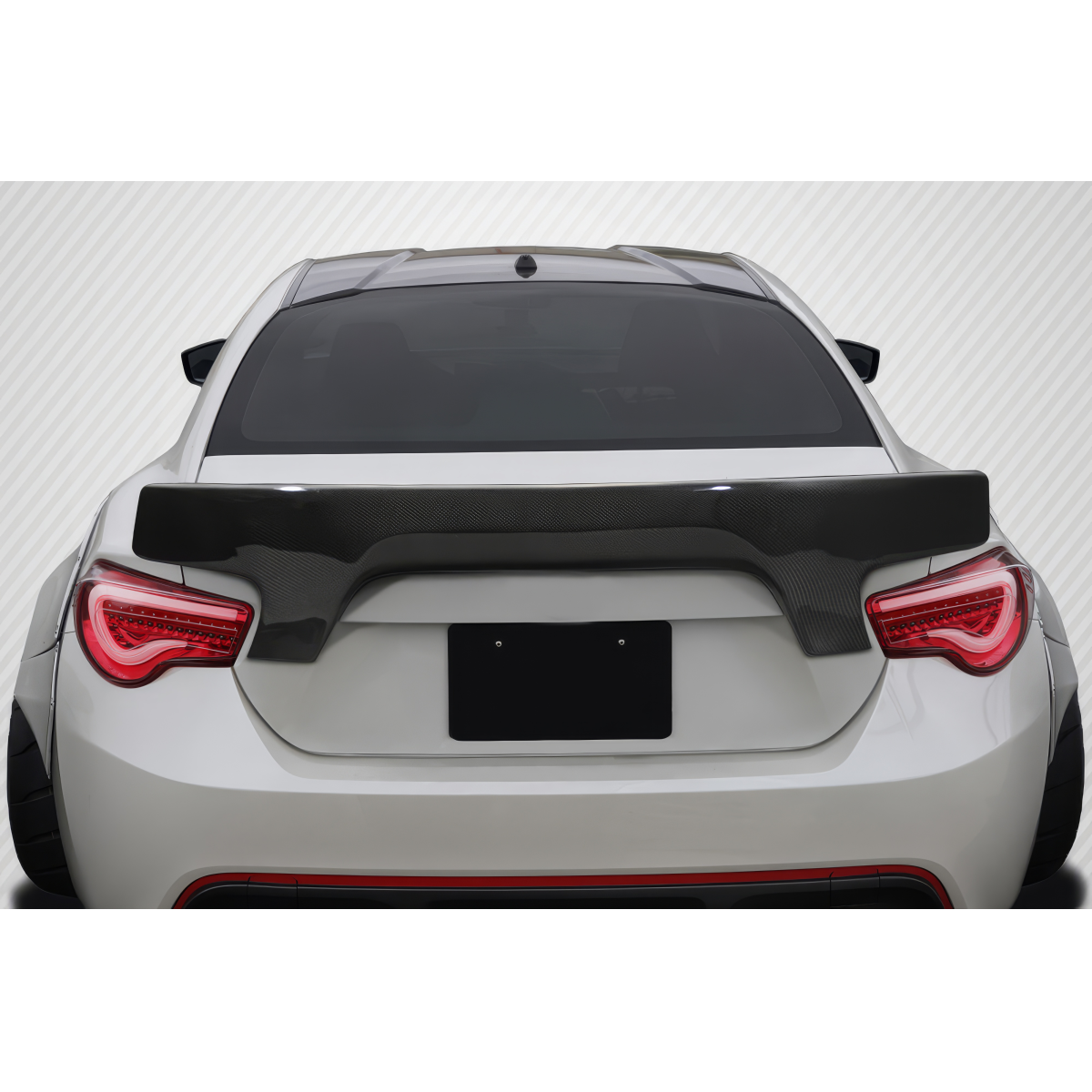 Modify your Subaru BRZ 2013 with our Exterior/Wings - Rear view of vehicle with wing installed