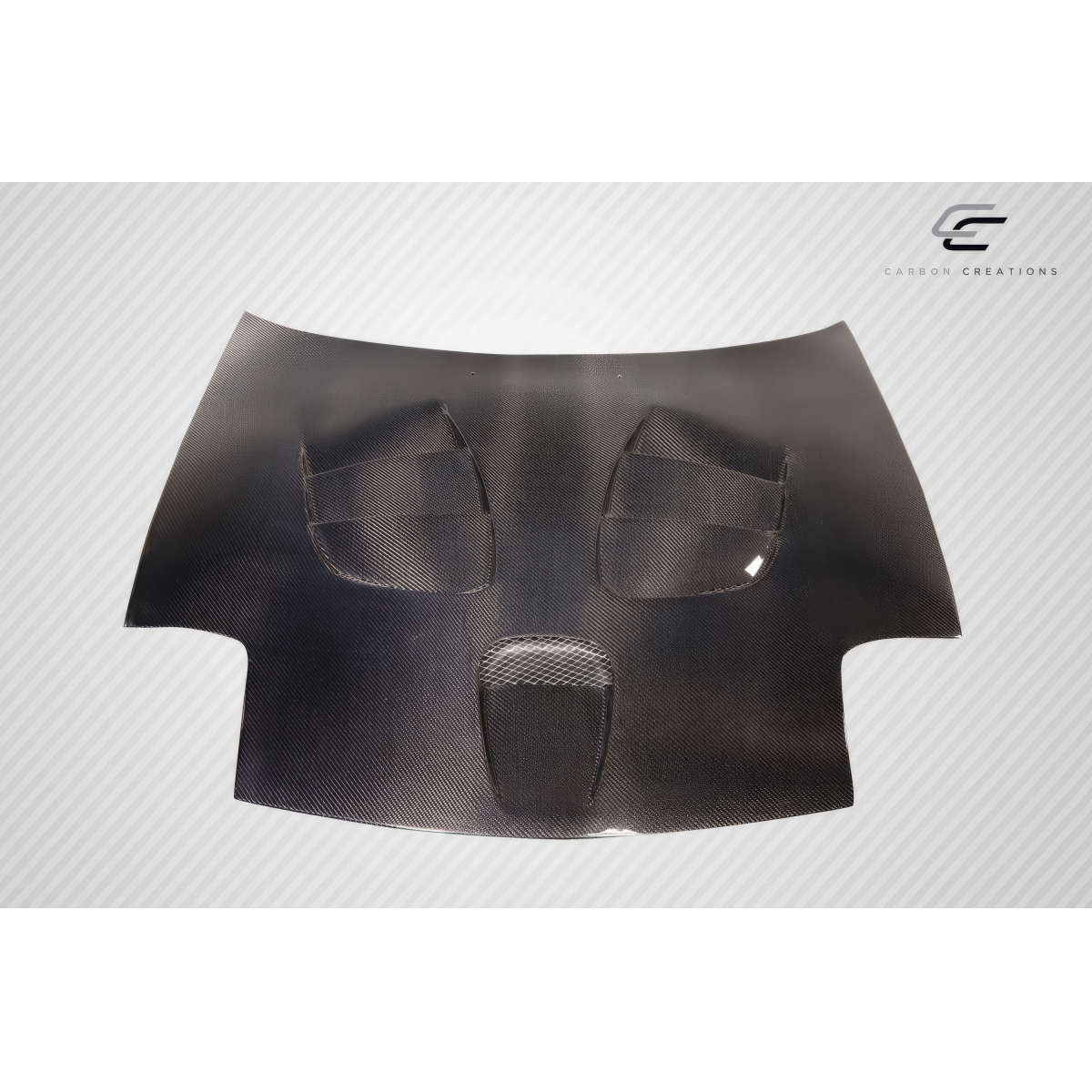 Modify your Mazda RX-7 1993 with our Exterior/Hoods - Image shows top view of the hood part