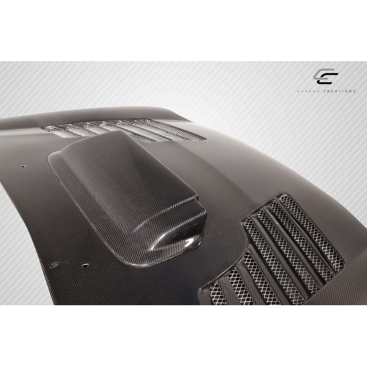 Modify your Subaru Impreza 2002 with our Exterior/Hoods - Angle shows the hood from a high overhead view