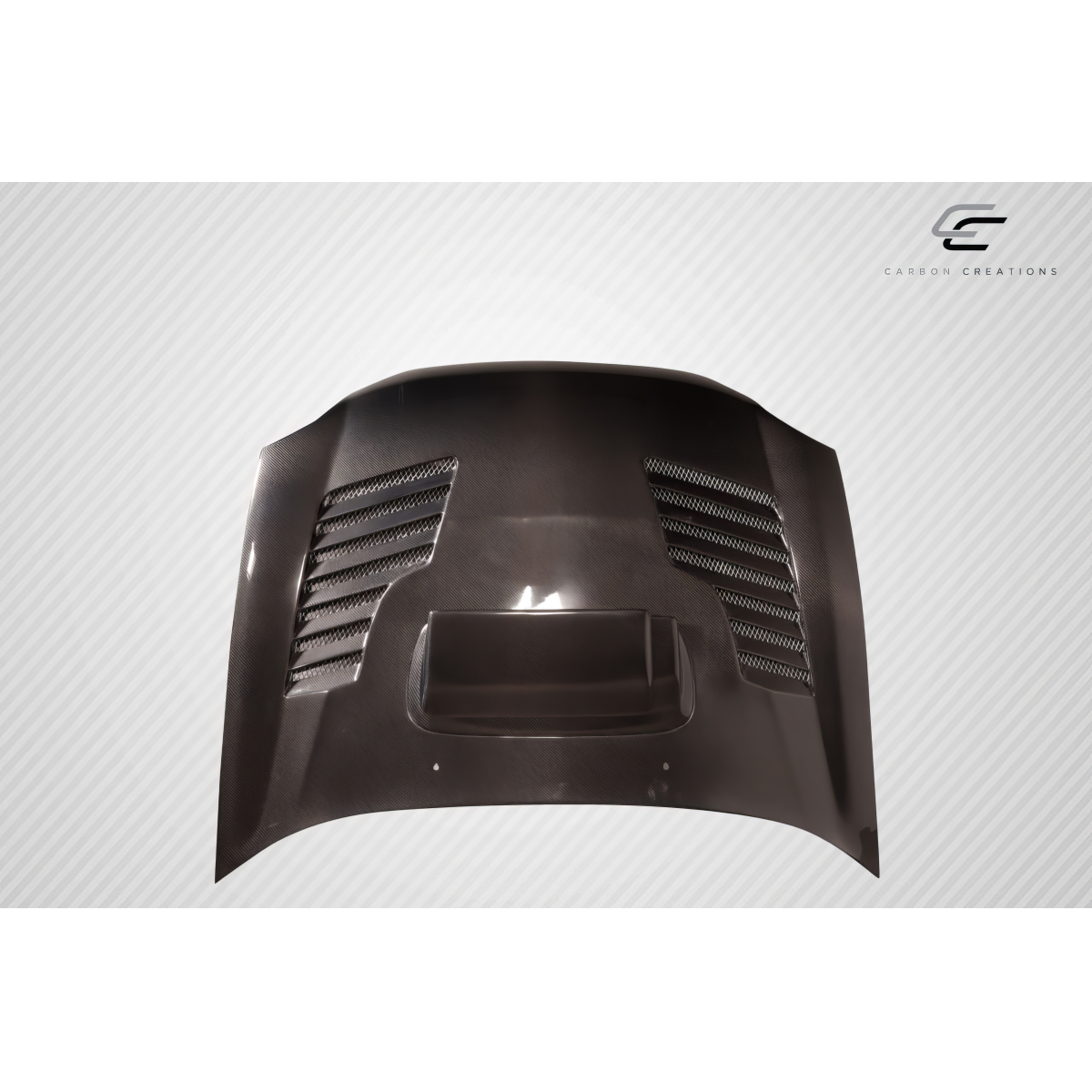 Modify your Subaru Impreza 2002 with our Exterior/Hoods - Front view angle of carbon fiber hood