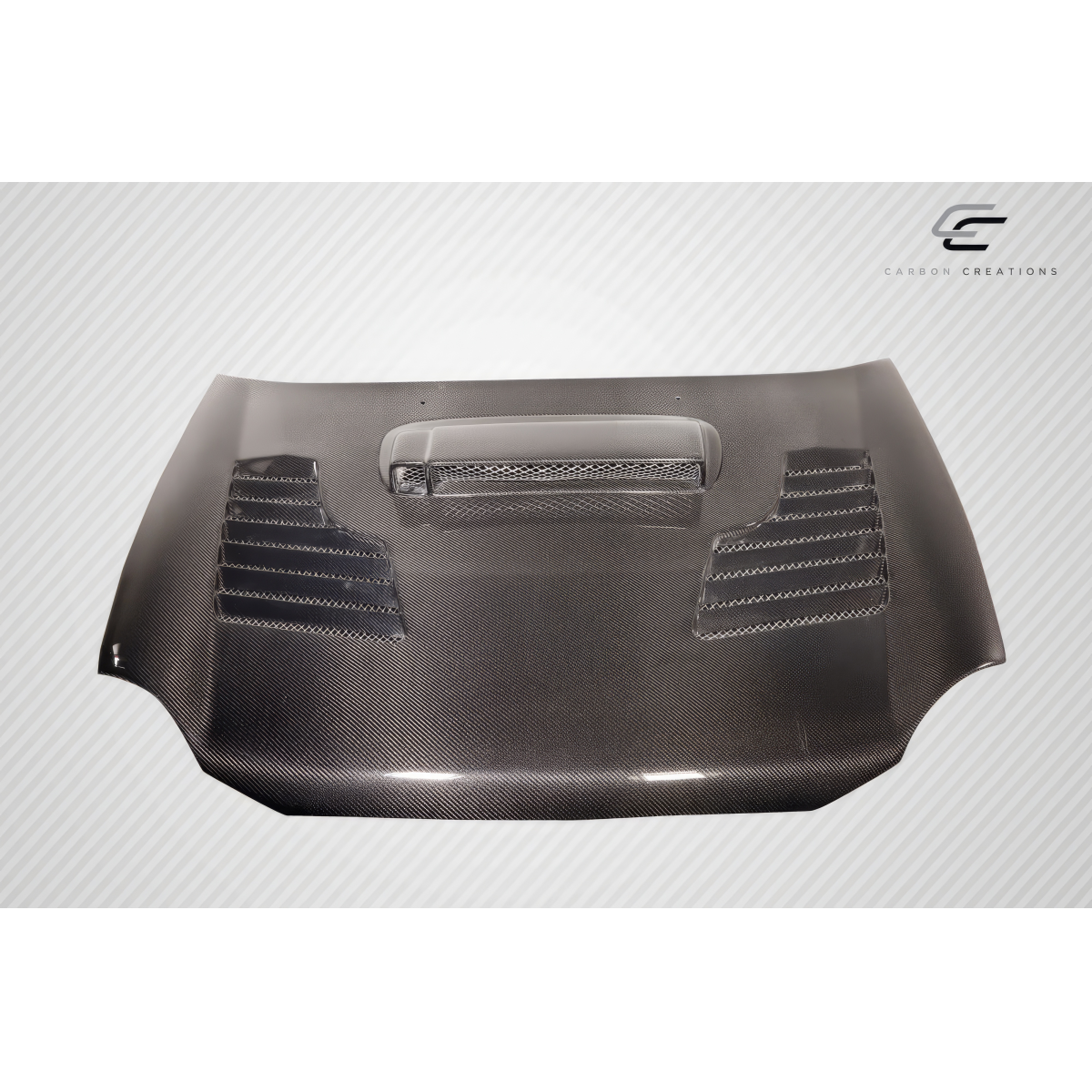 Modify your Subaru Impreza 2002 with our Exterior/Hoods - Viewed from a straight overhead angle