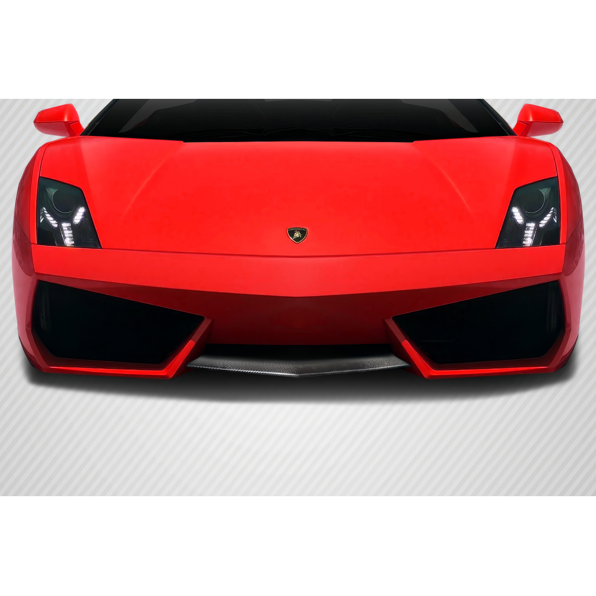 Modify your Lamborghini Gallardo 2004 with our Exterior/Wings - Frontal view of the car at eye level