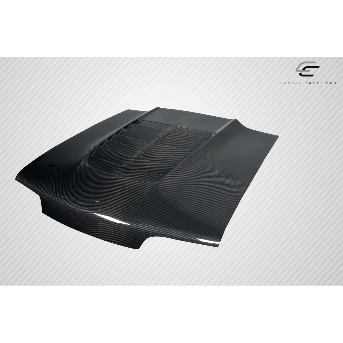 Modify your Ford Mustang 1987 with our Exterior/Hoods - The part is viewed from a top down angle